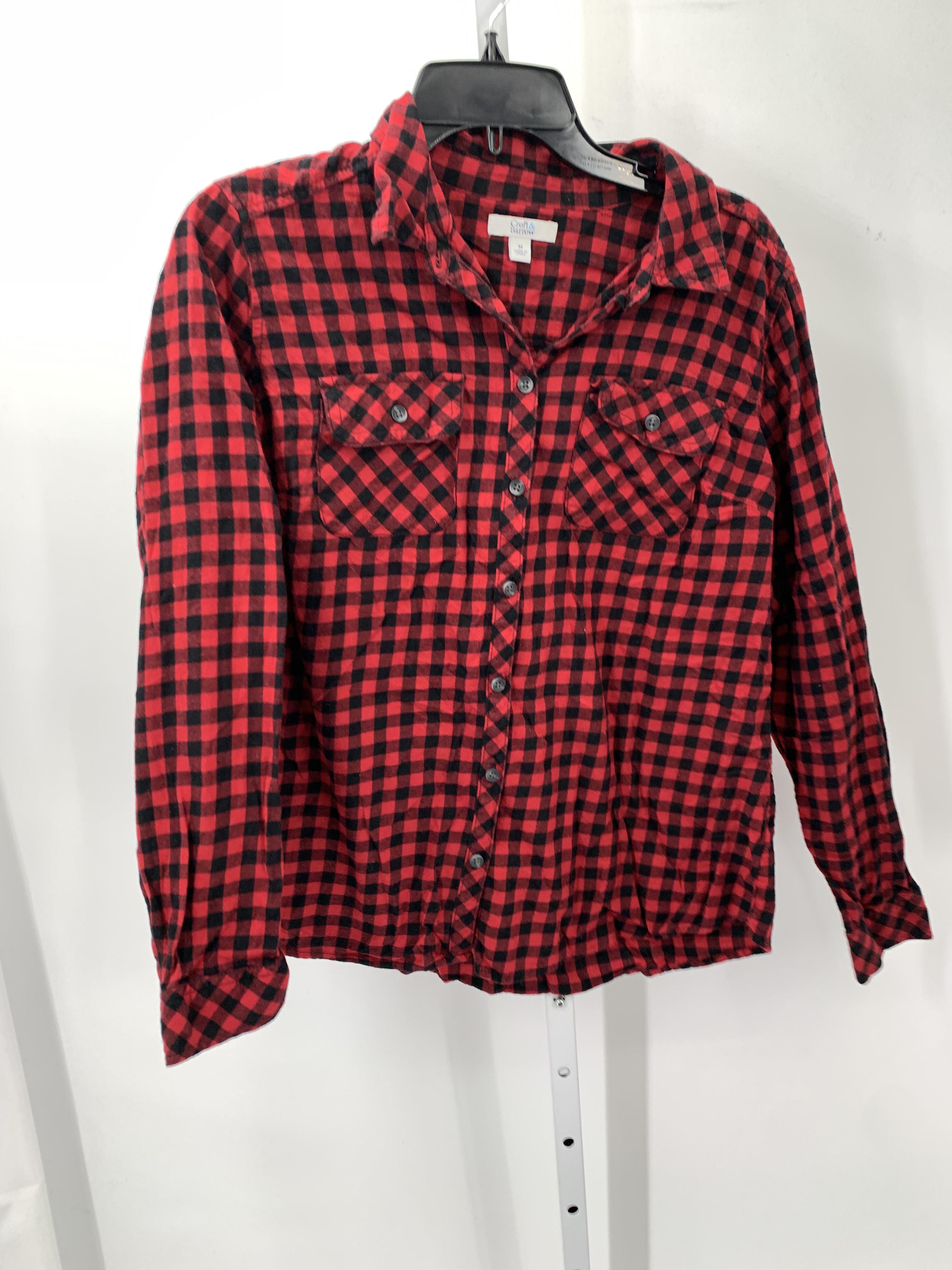 Croft & Barrow Size Medium Misses Long Sleeve Shirt