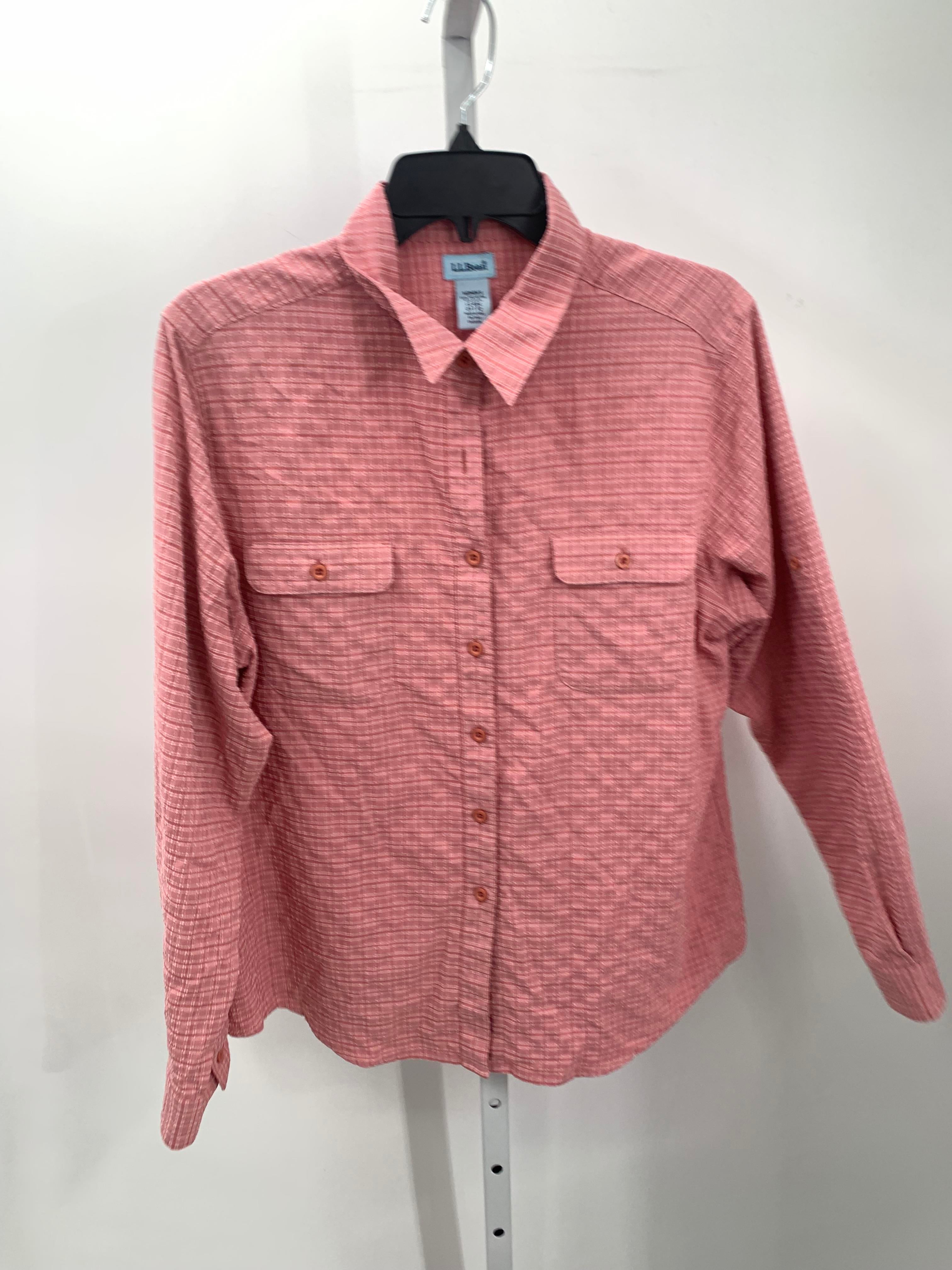 LL Bean Size Large Misses Long Sleeve Shirt
