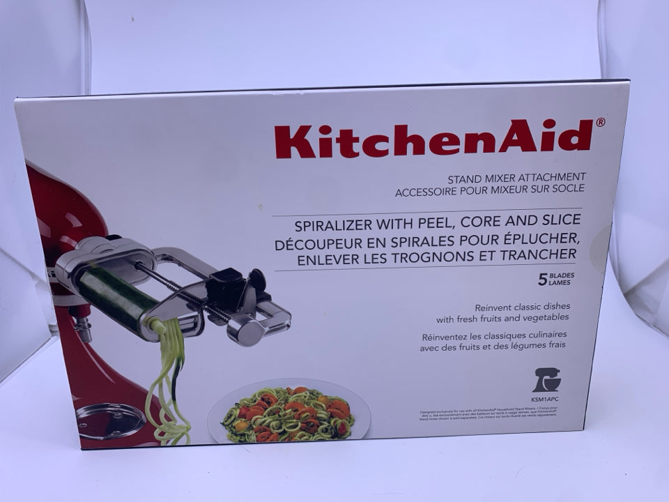 NIB KITCHEN AID SPIRALIZER.