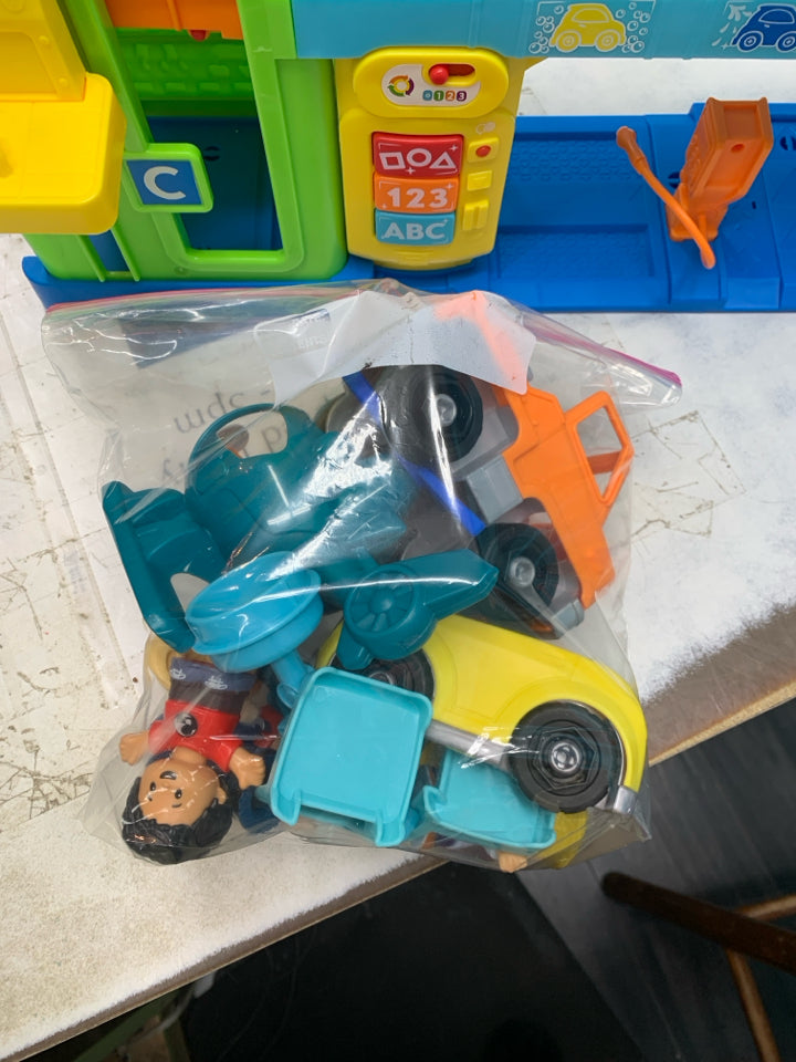 Little People Toddler Playset w/ All Figures & Cars - Light up Toy