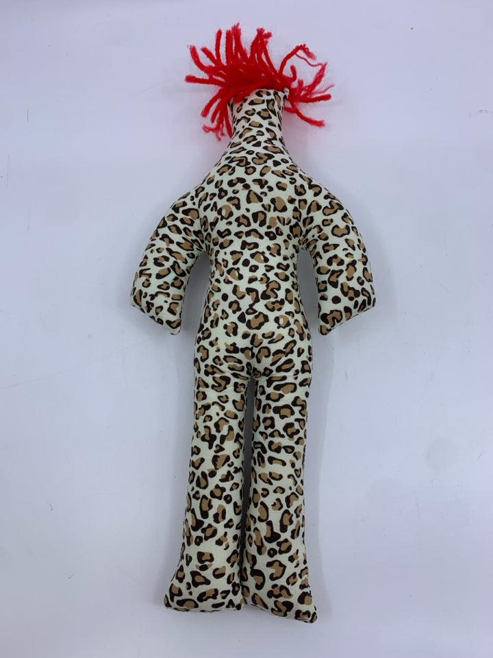 CHEETAH DAMNIT DOLL.