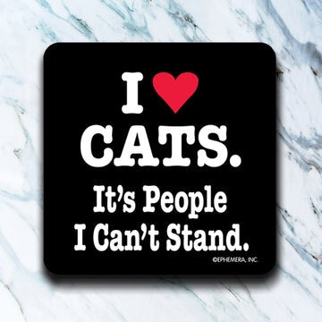I Heart Cats Coaster - Each