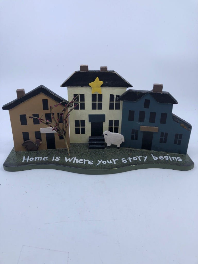 HOME IS WHERE PRIMITIVE VILLAGE.