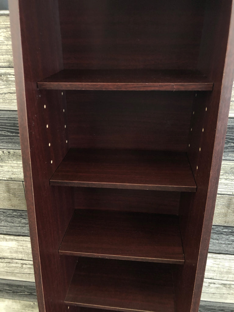 DARK WOOD CD STORAGE .