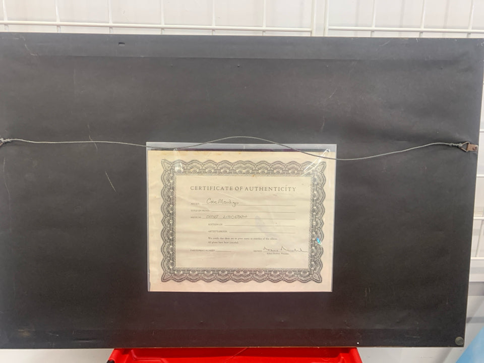 WINTER SCENE HORSES PULLING SLAYS WALL ART.