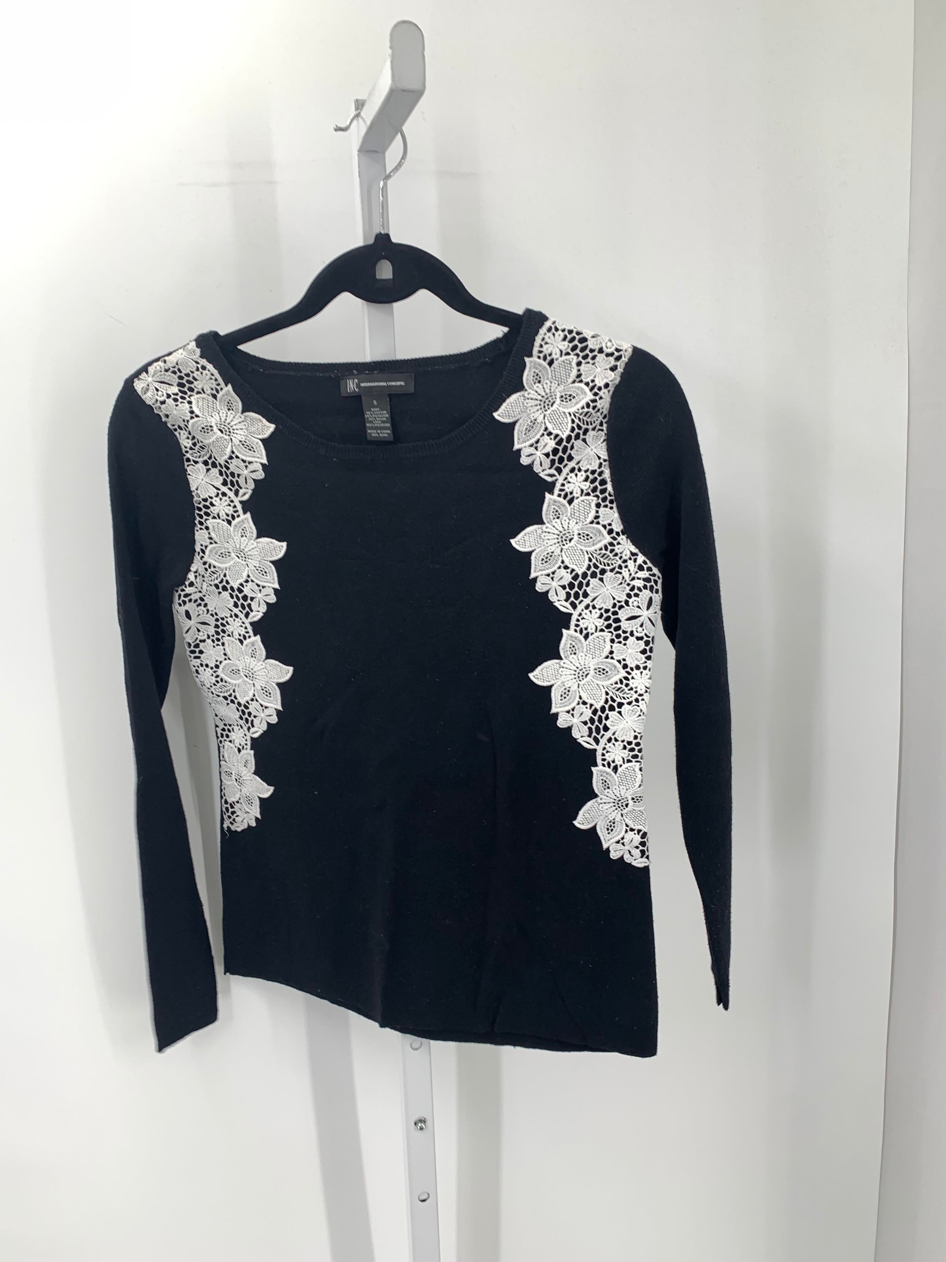 INC Size Small Misses Long Slv Sweater