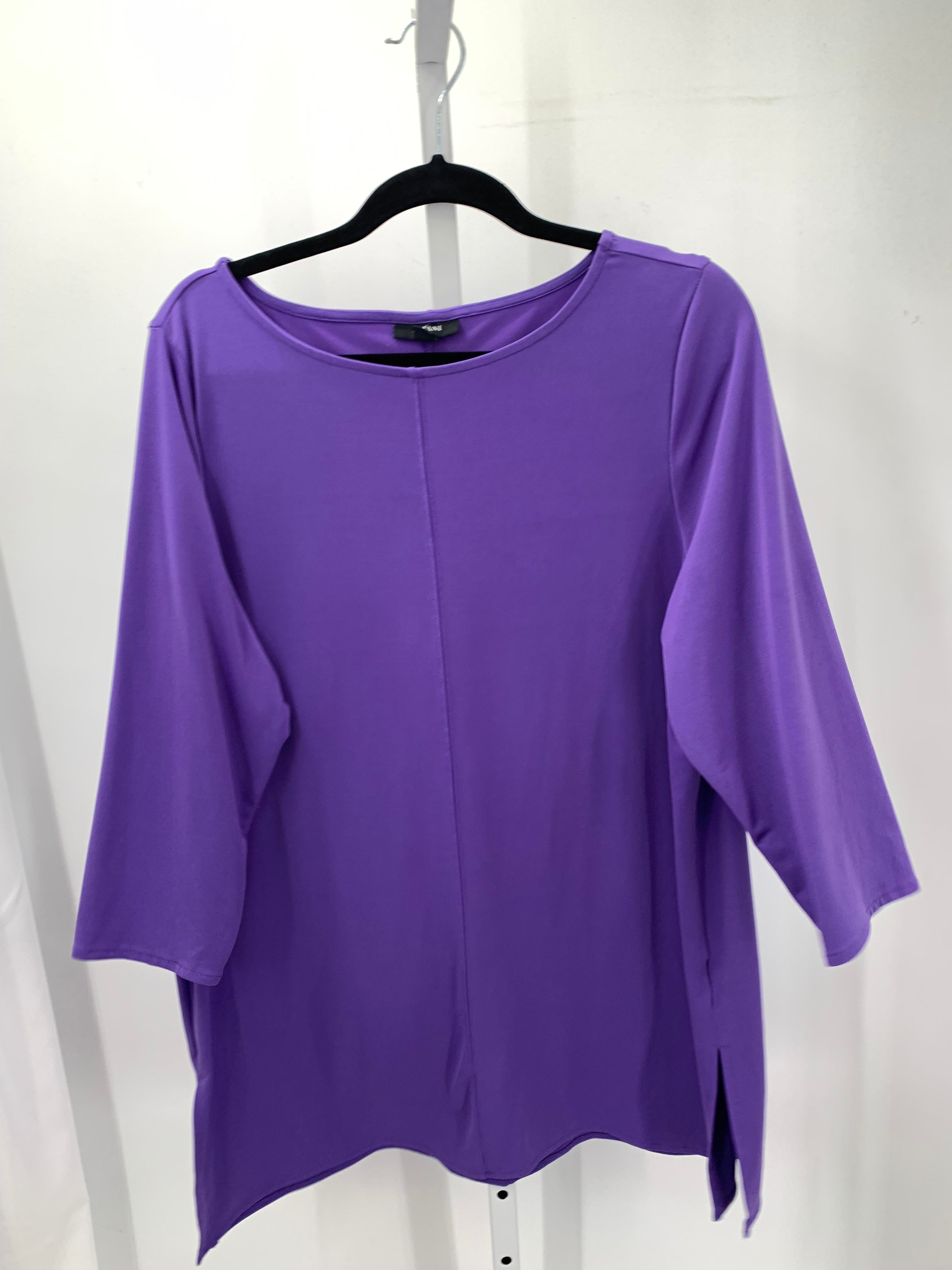 Alfani Size Extra Large Misses 3/4 Sleeve Shirt