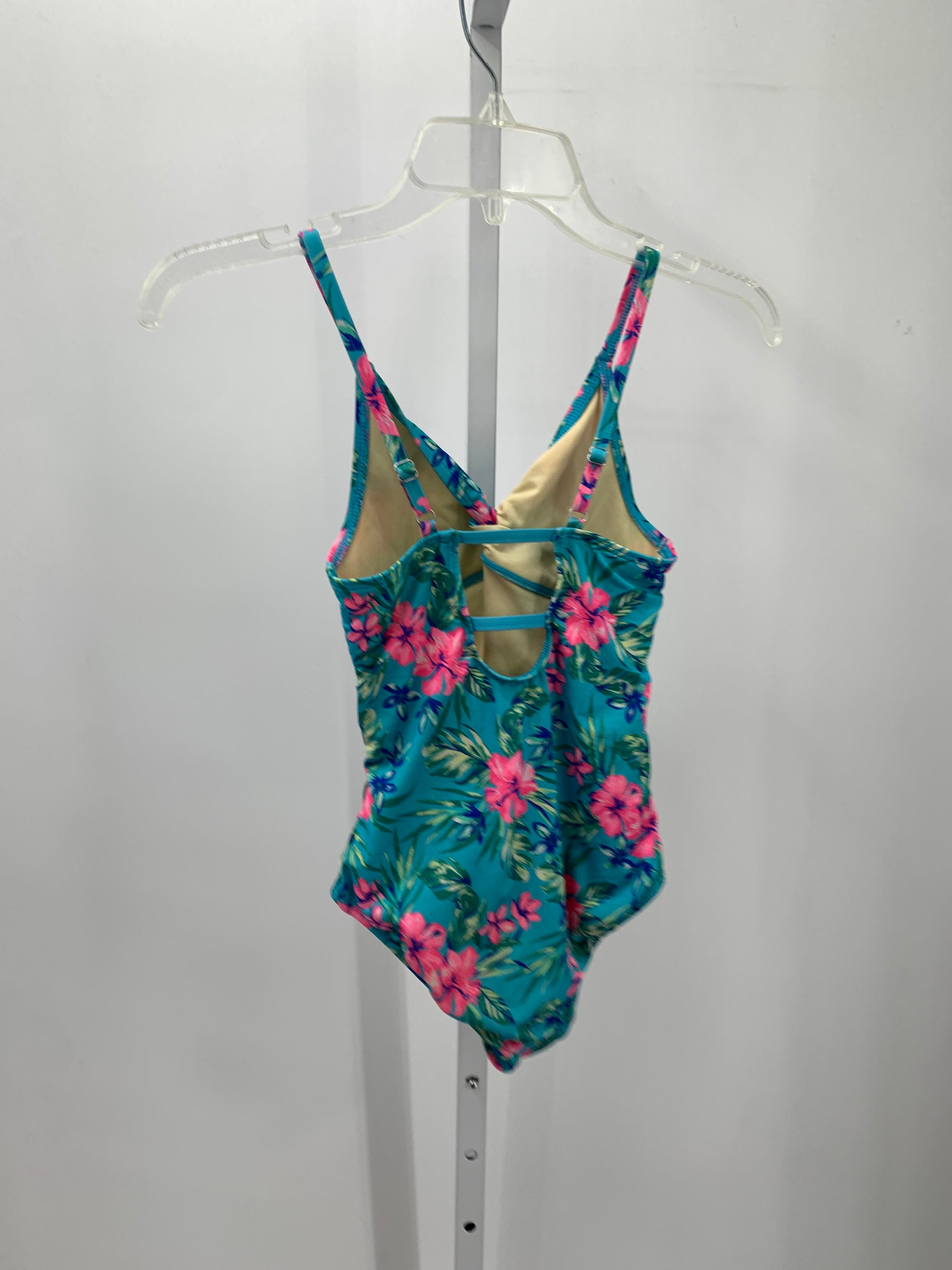 Lands End Size 8 Girls Swim Suit