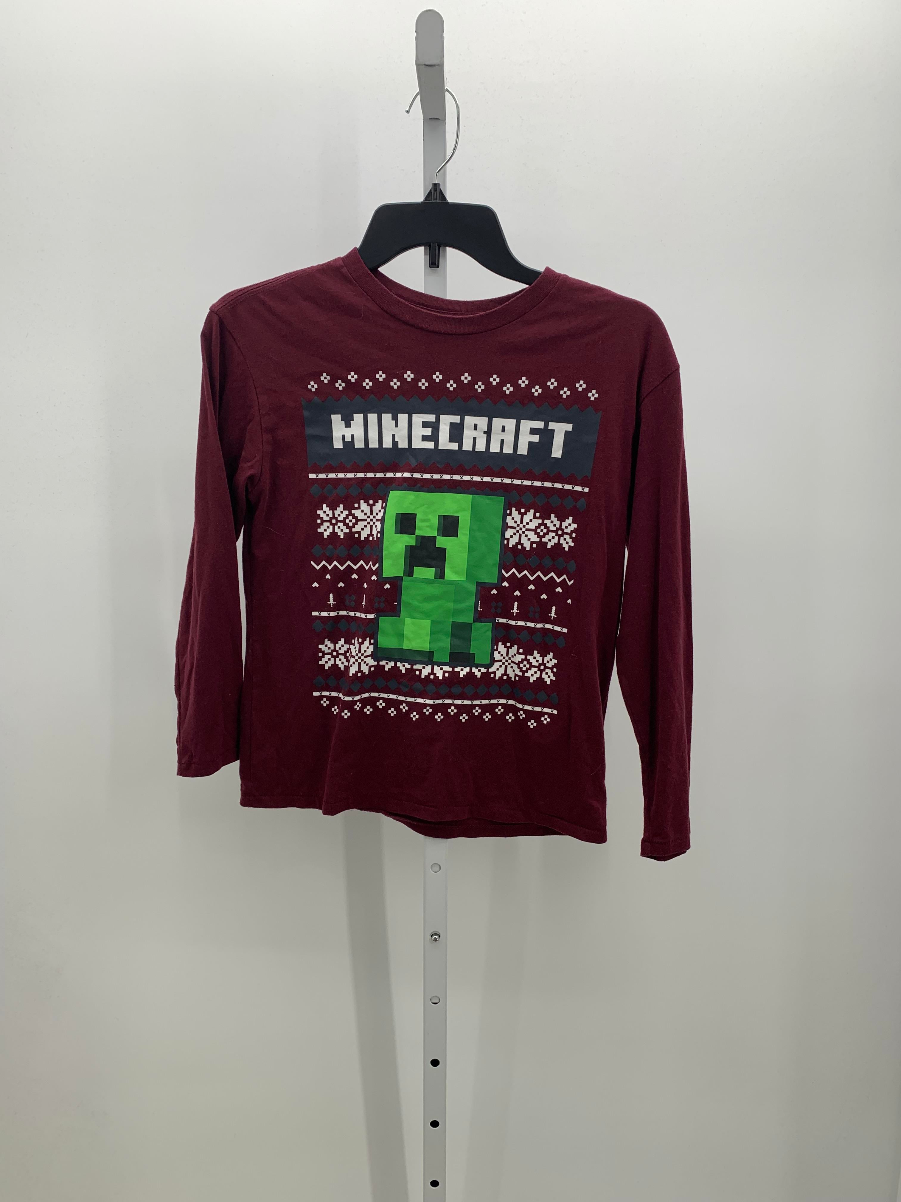 LONG SLV SHIRT MINECRAFT CREEPER