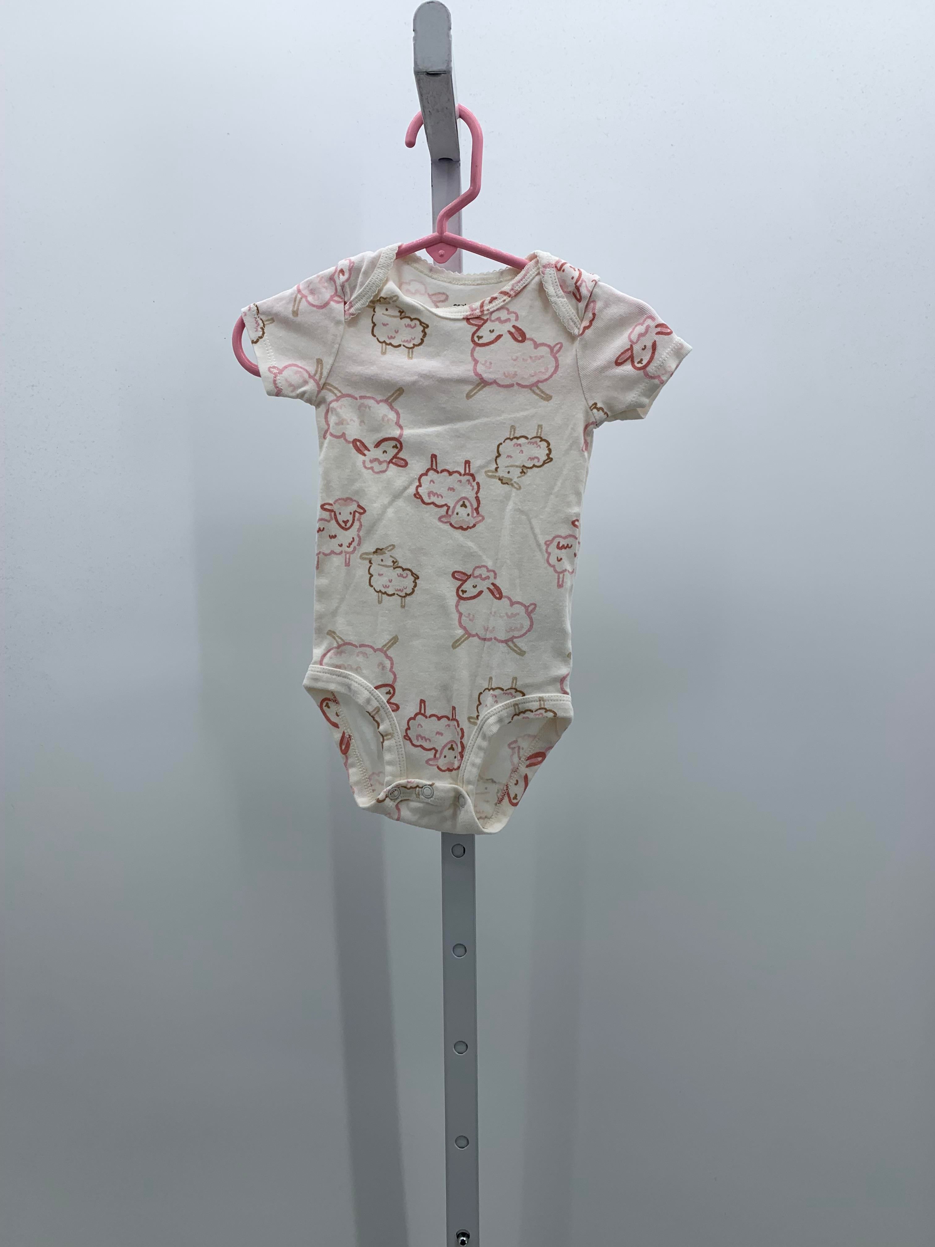Carters Size 9 Months Girls Short Sleeve Shirt