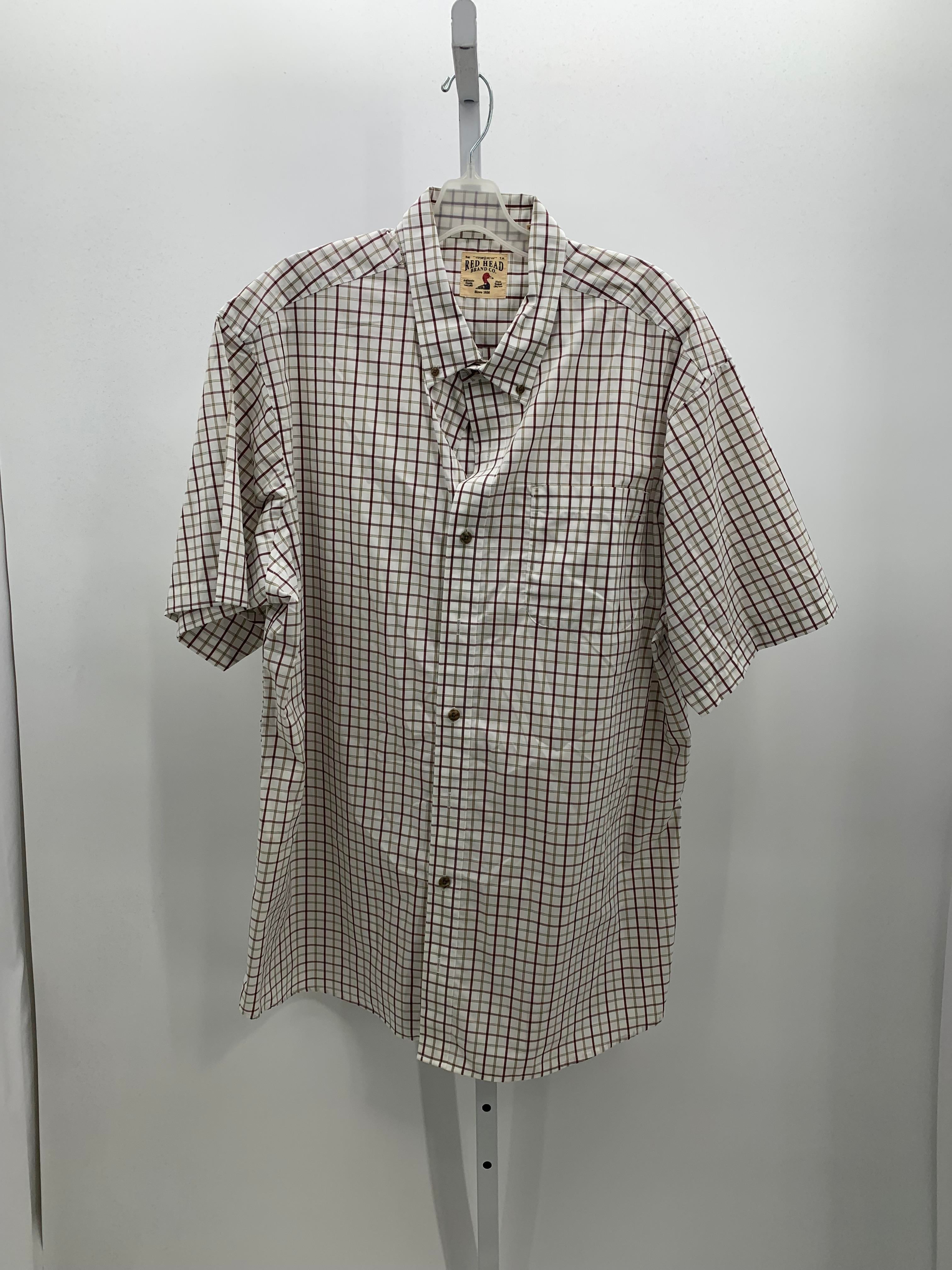 TALL TAN MAROON PLAID