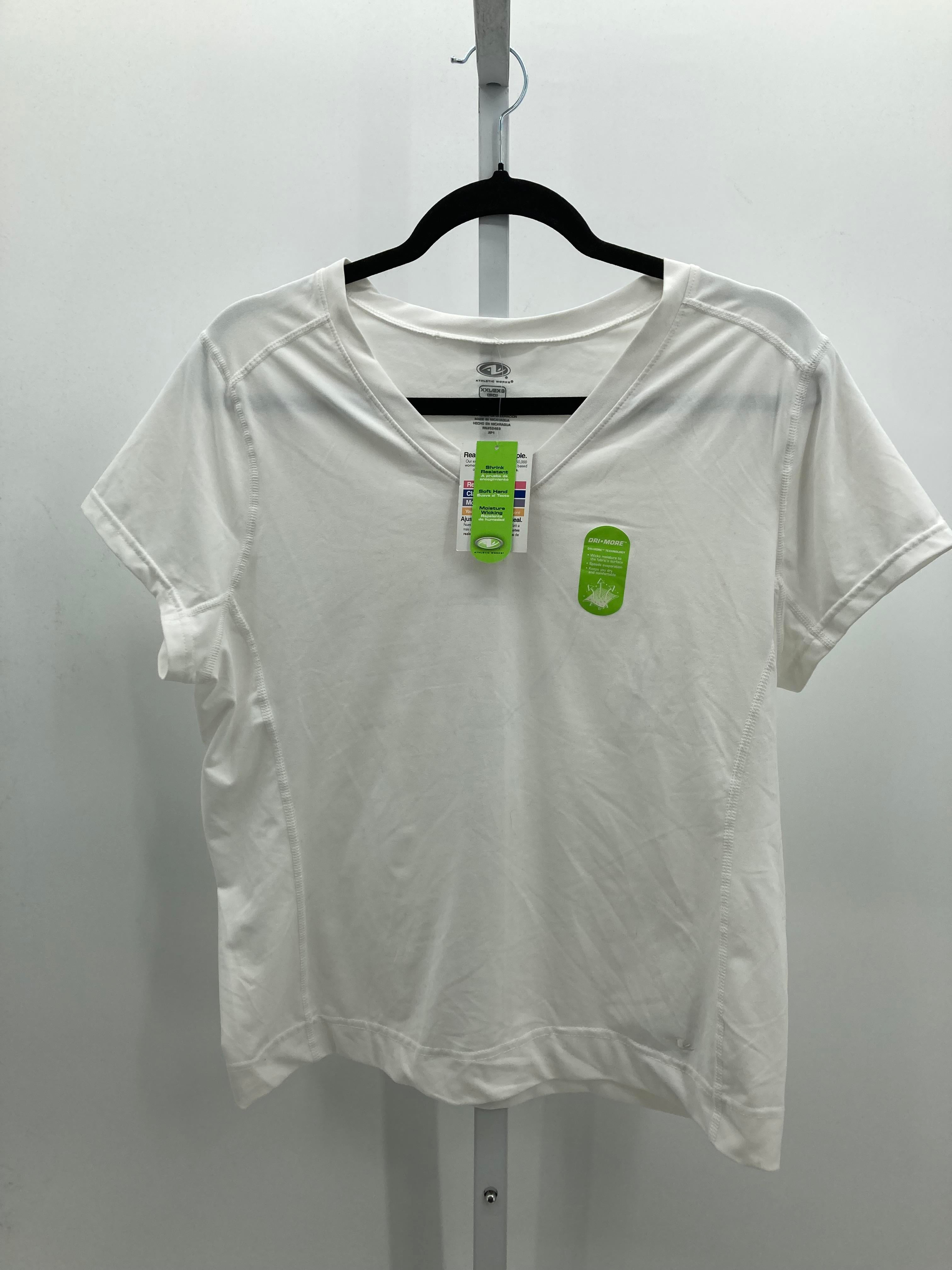 Athletic Works Size XXL Misses Short Sleeve Shirt