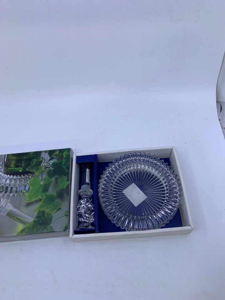 DIAMOND FIRE 2PC BOTTLE COASTER + STOPPER SET- IN BOX