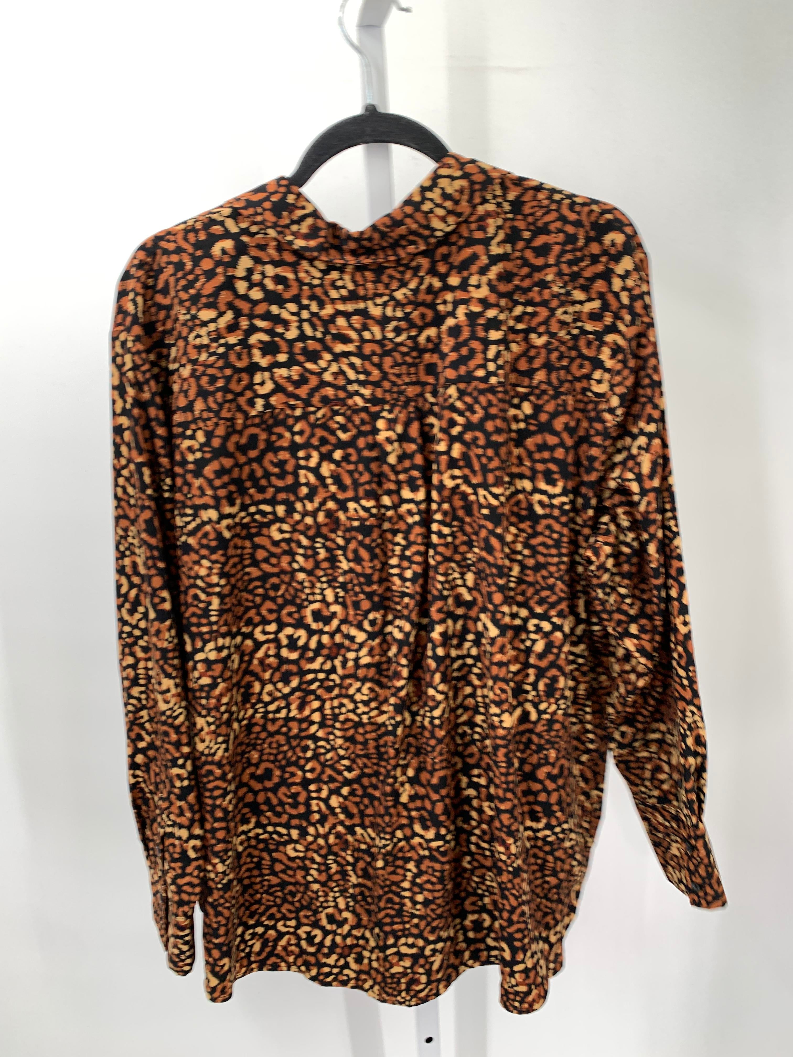 Nine West Size 3X Womens Long Sleeve Shirt