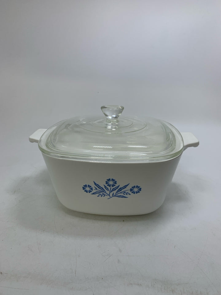 BLUE CORNFLOWER W/ LID.