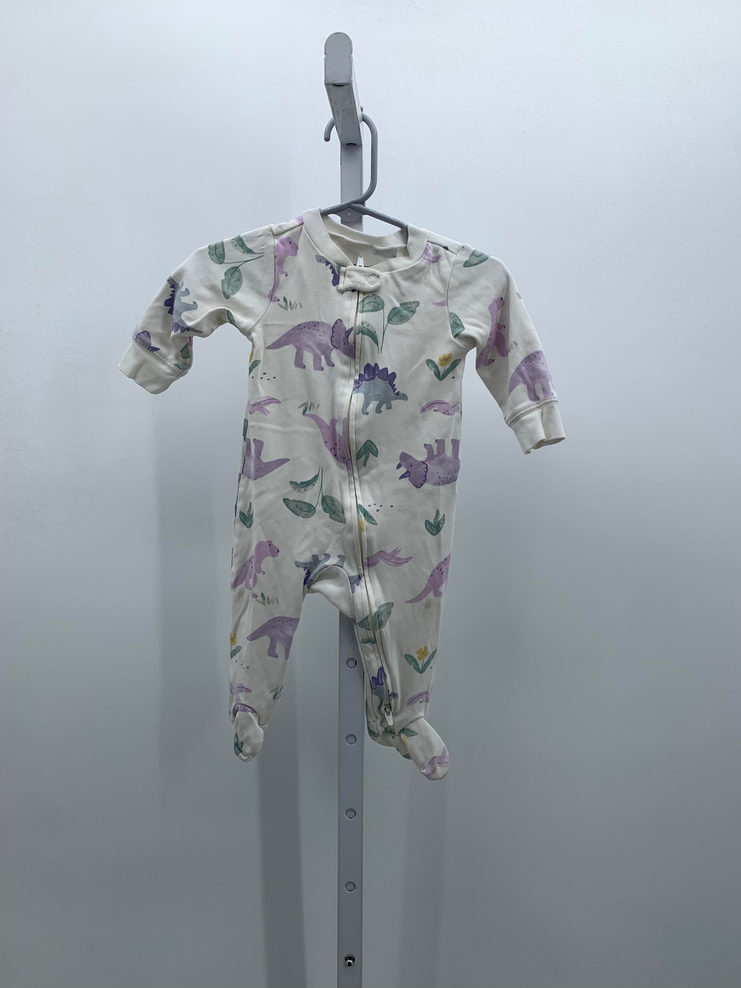 Carters Size 6 Months Girls Long Slv. Romper