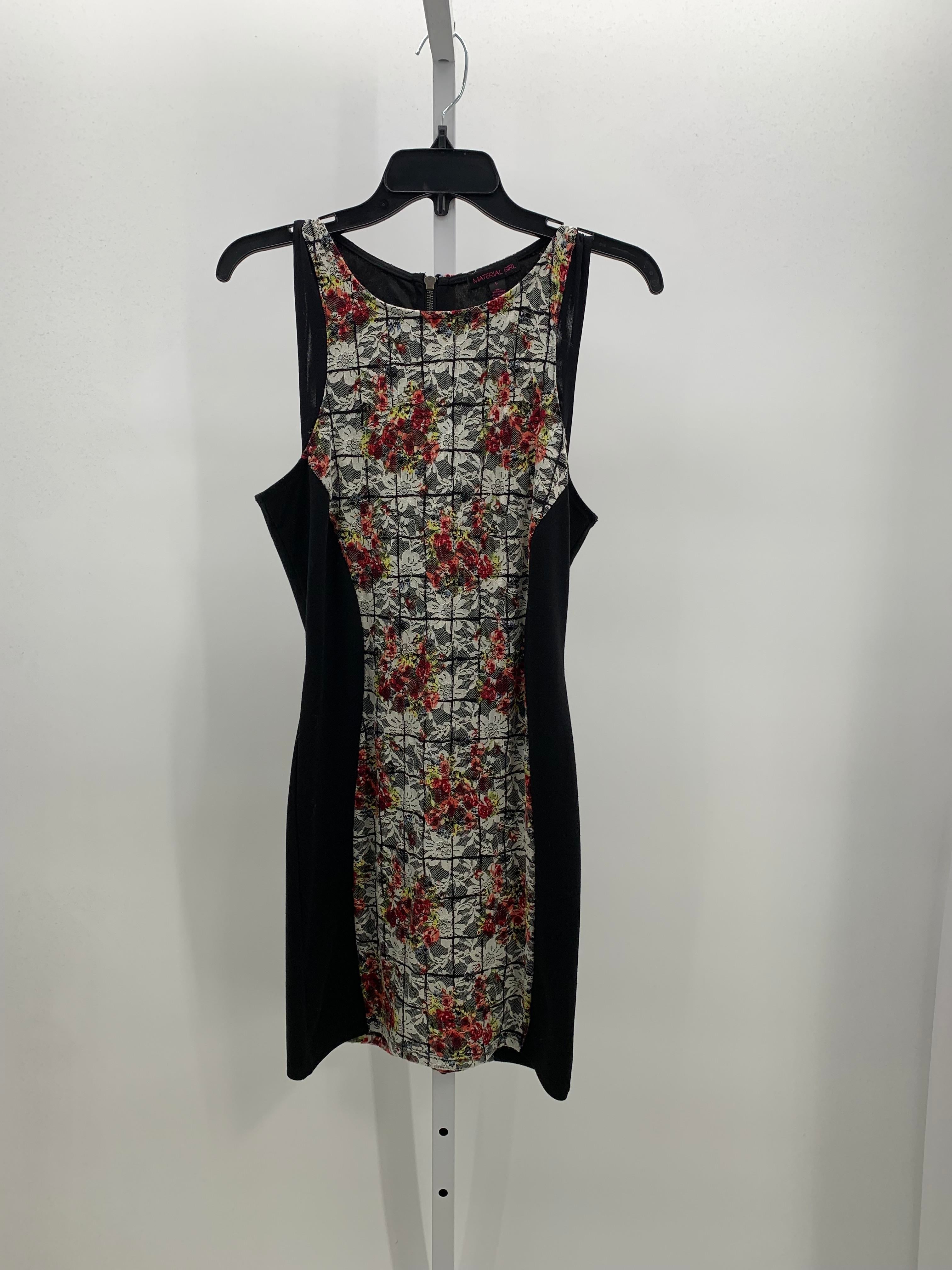 Material Girl Size Large Juniors Sleeveless Dress