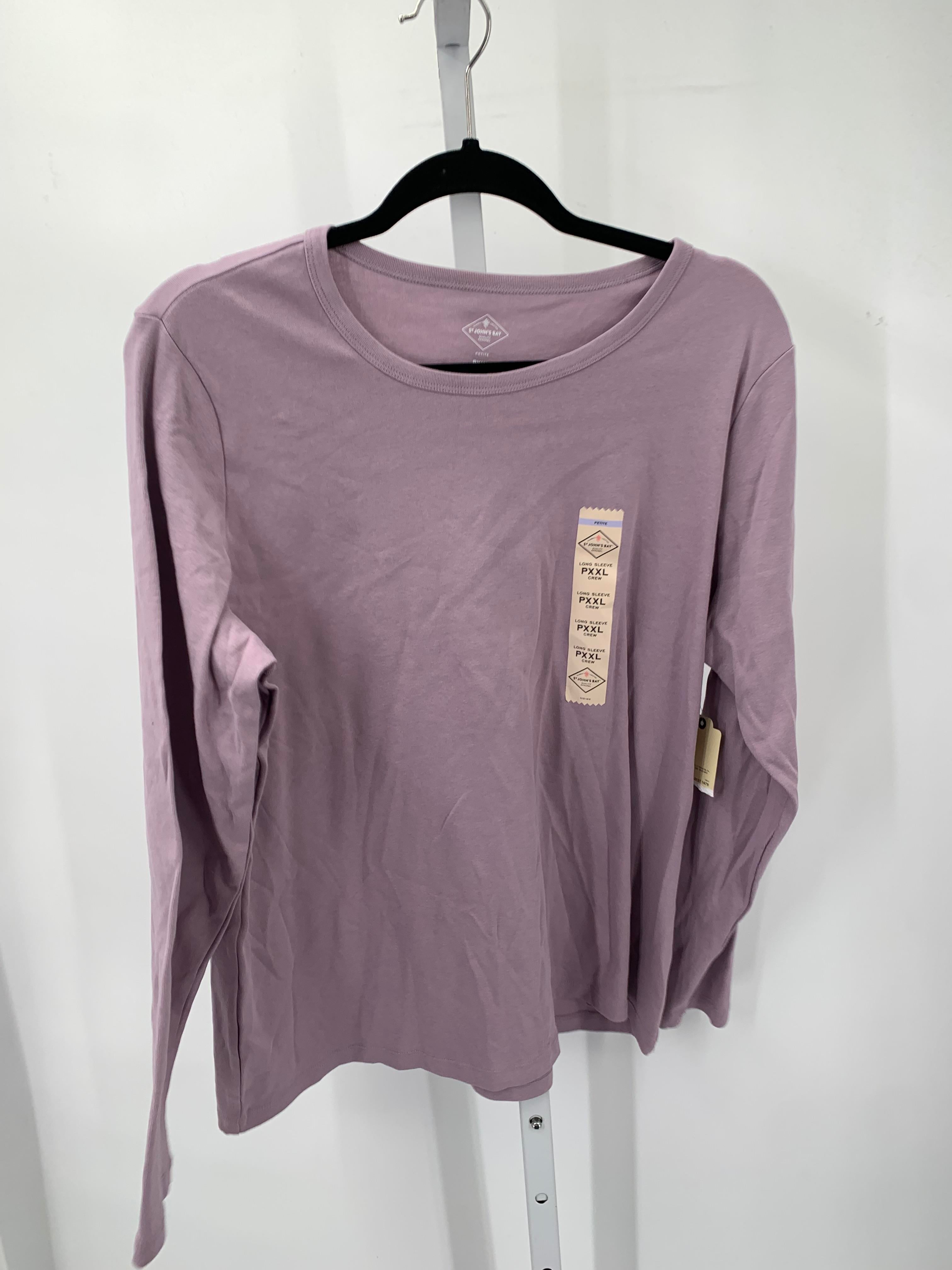 St. Johns Bay Size XX Large Petite Petite Long Slv Sweater