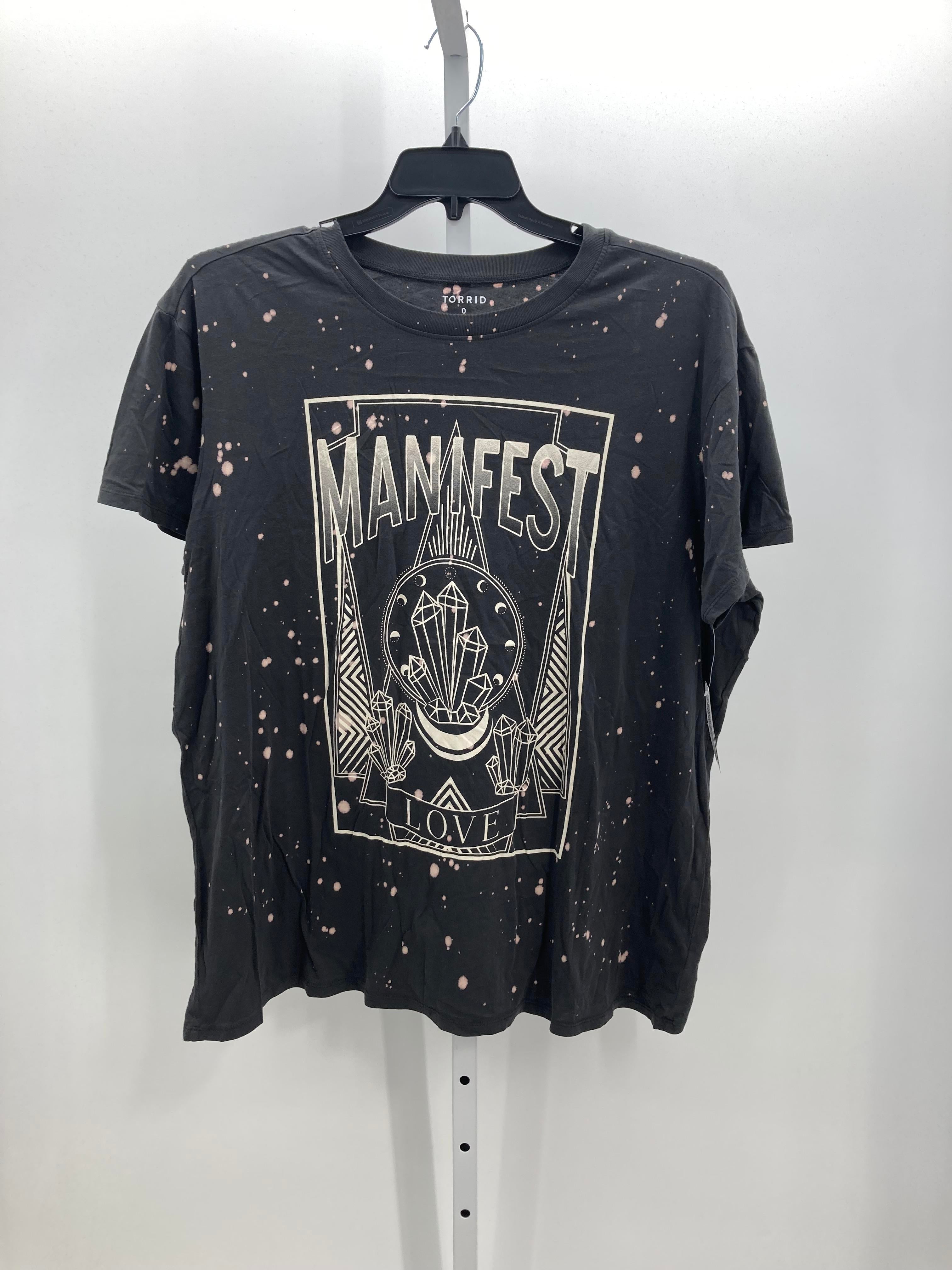 Torrid Size 0X Womens Short Sleeve Shirt