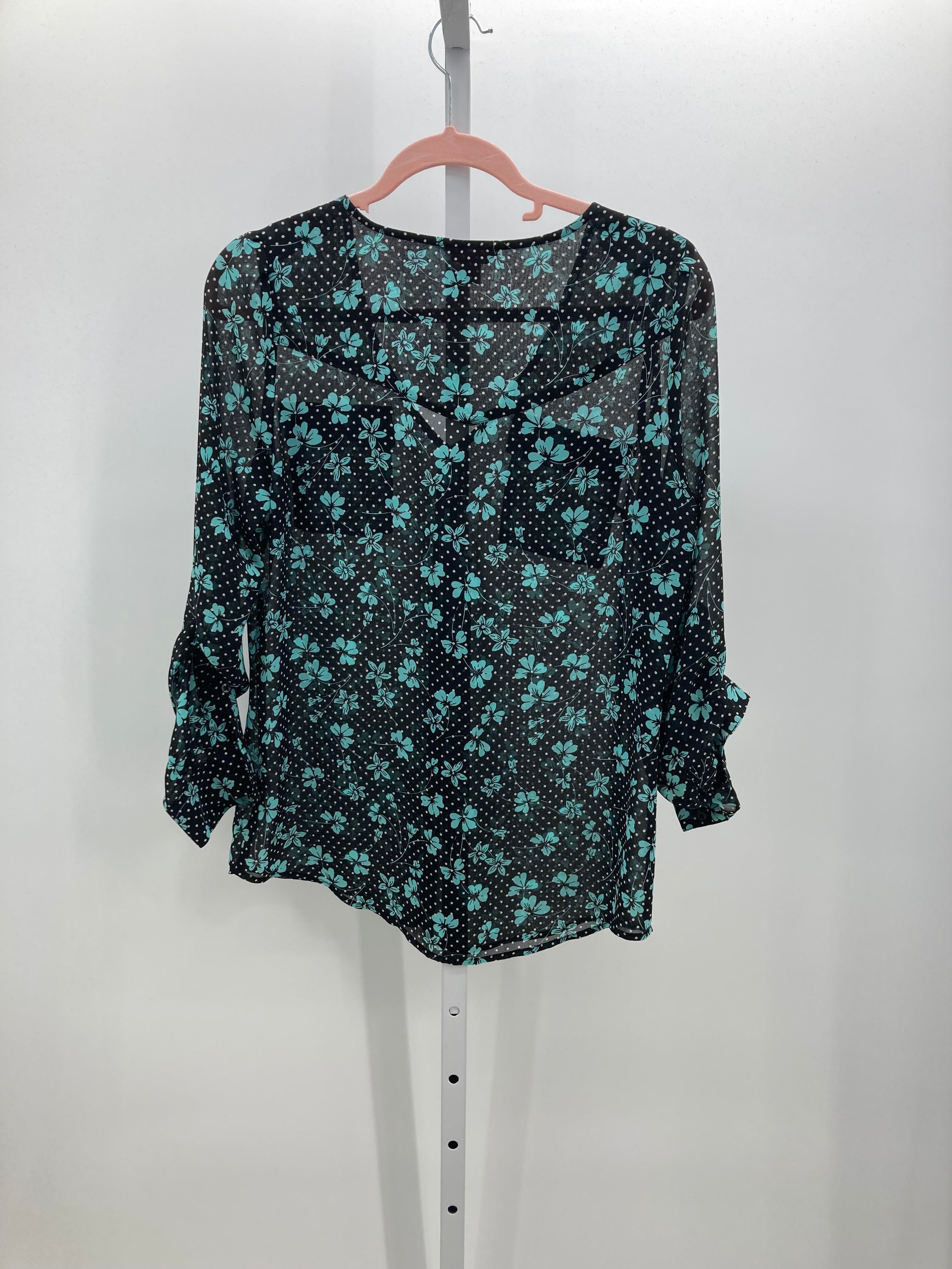 Candies Size Medium Juniors Long Sleeve Shirt