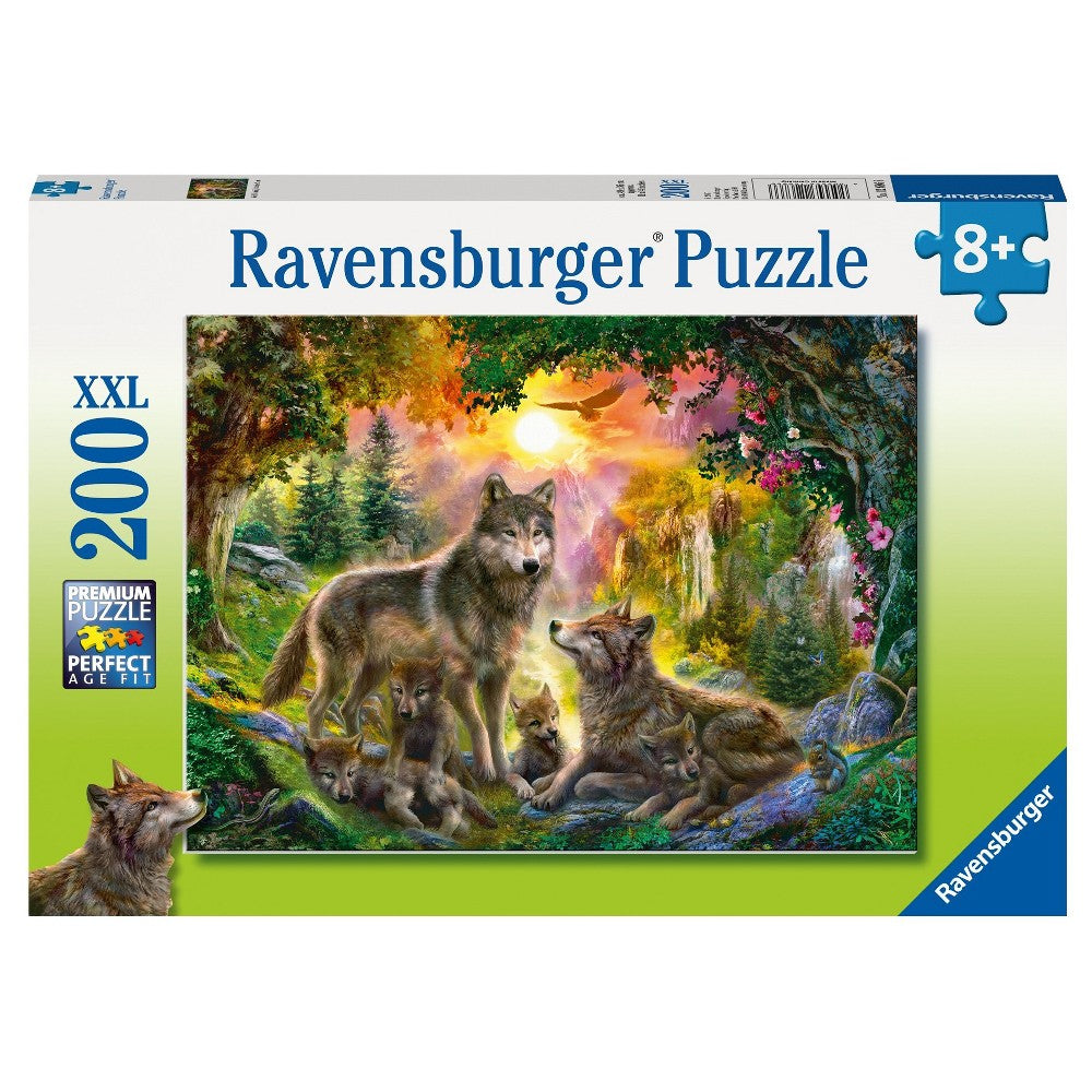 Ravensburger Wolf Family in the Sun Puzzle 200pc -