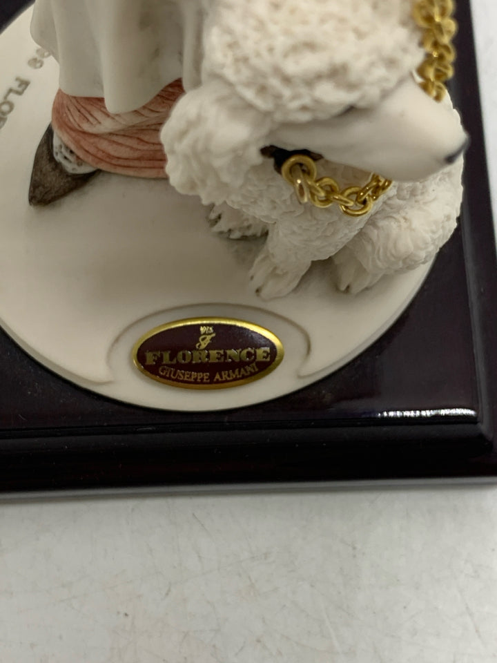 VTG GIUSEPPE ARMANI FLORENCE LADY WITH POODLE #1304F 1999.