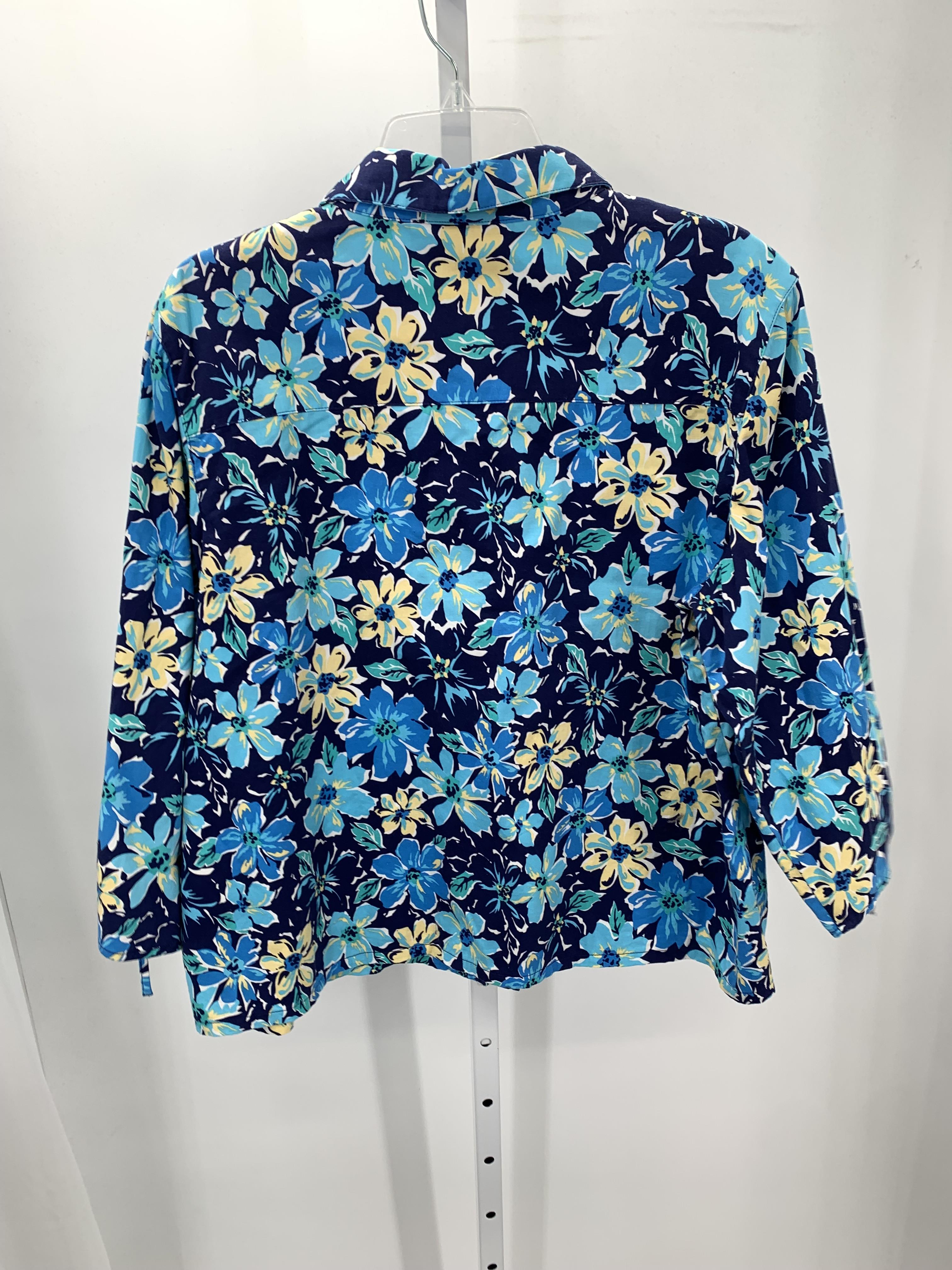 Tog Shop Size X Large Petite Petite 3/4 Sleeve Shirt