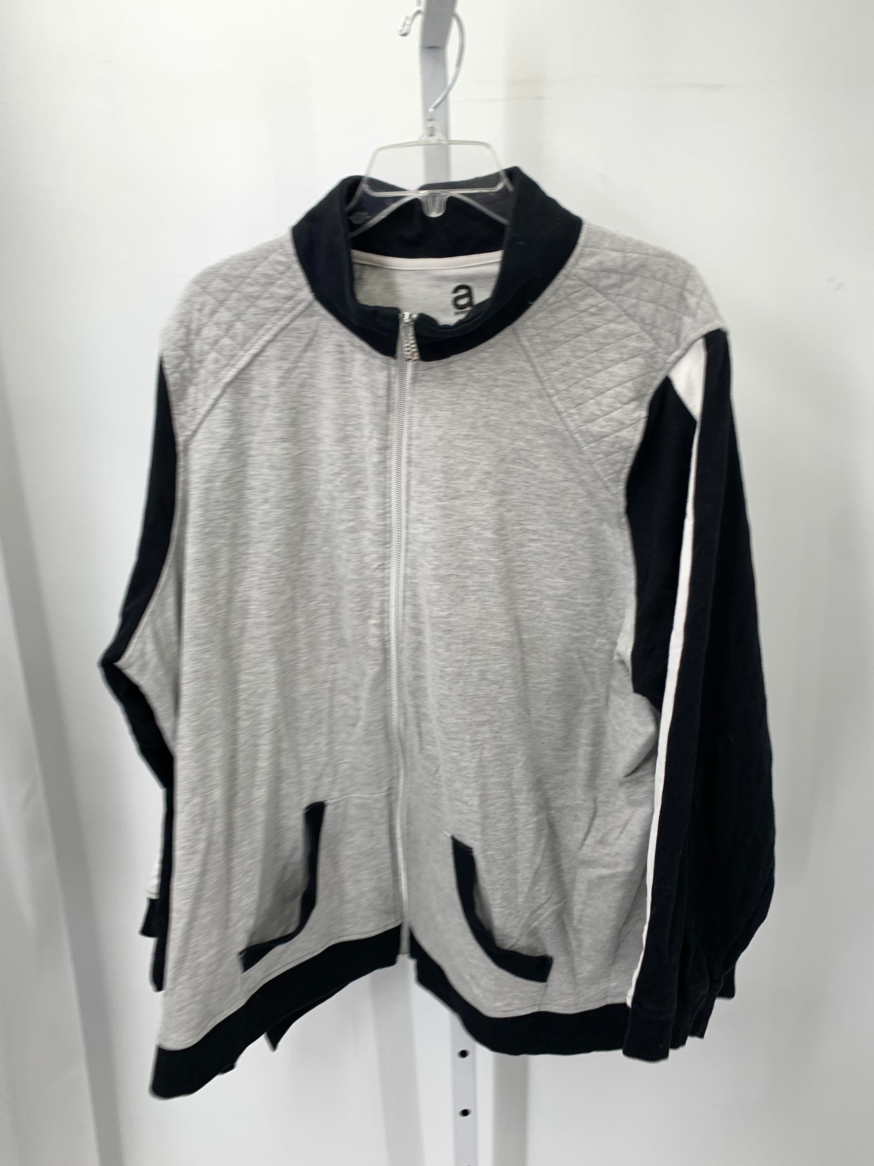 Avenue Size 26/28 W Womens Sweat Jacket