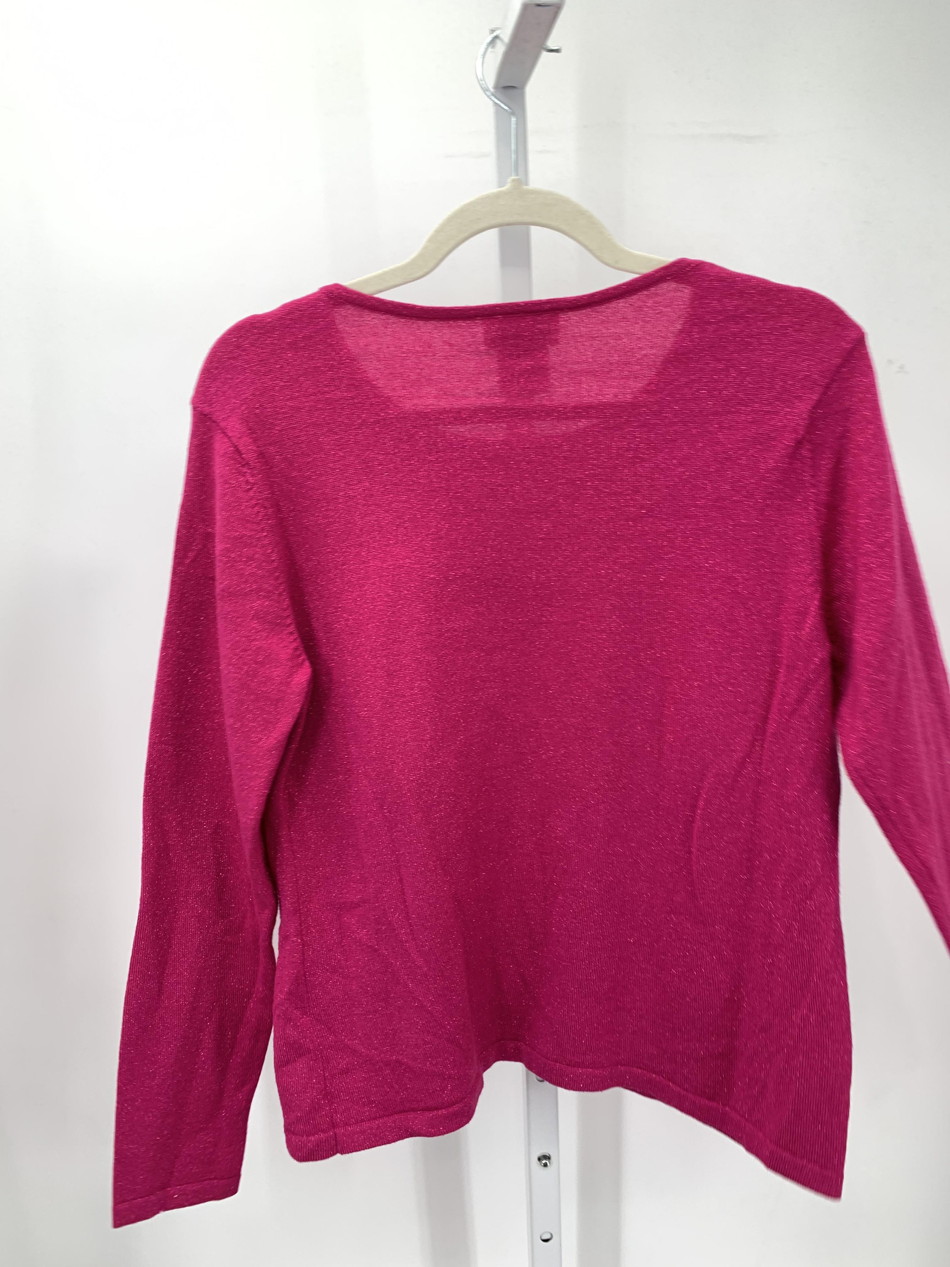 Talbots Size Large Petite Petite Long Slv Sweater