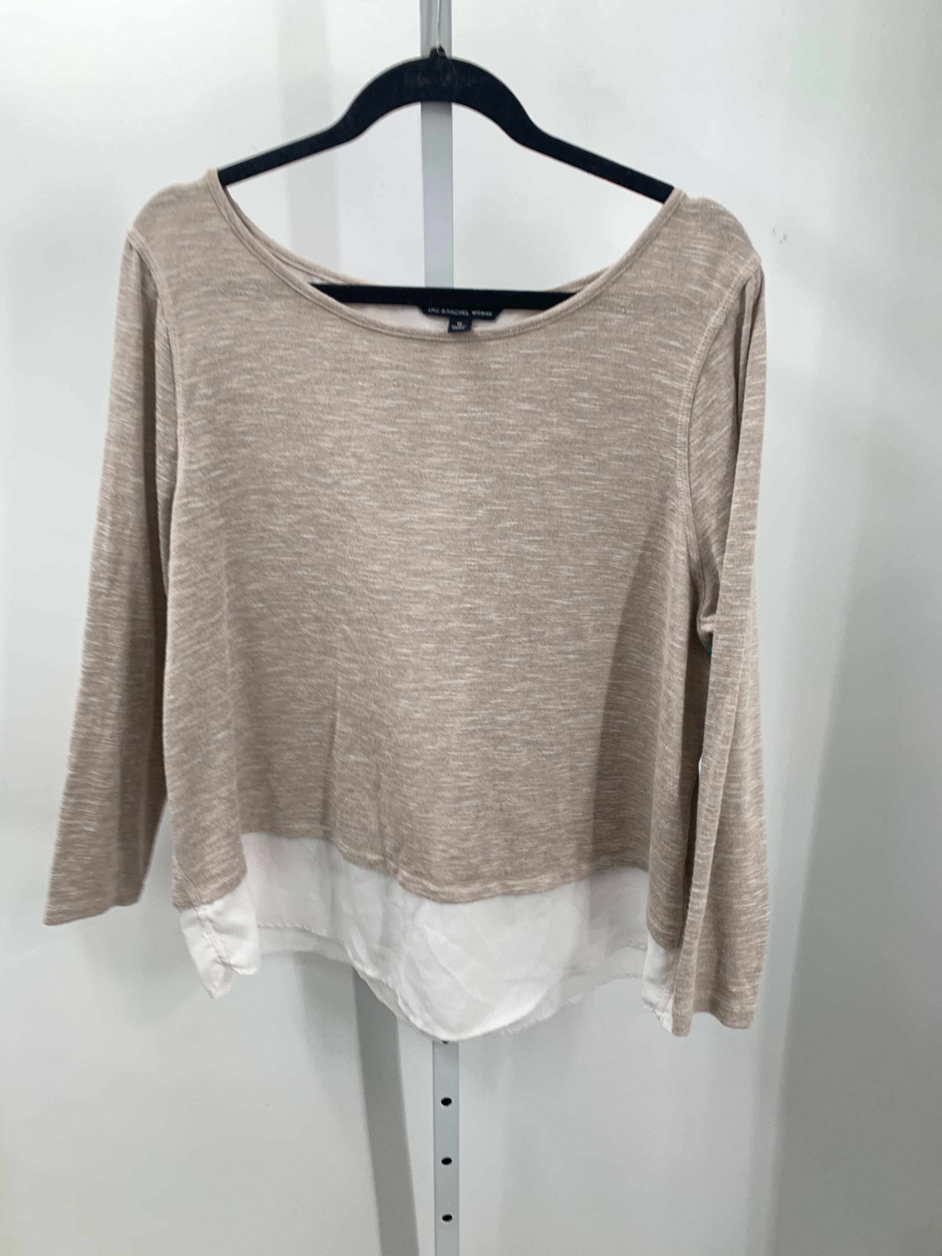 Zac & Rachel Size 1X Womens Long Sleeve Shirt