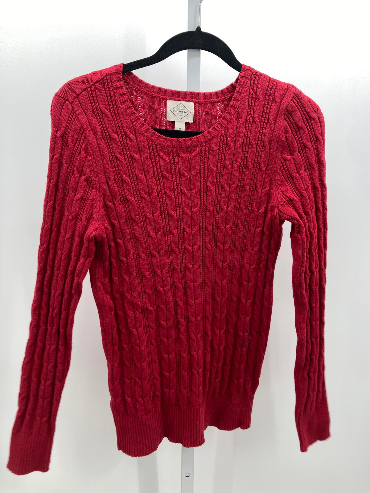 St. Johns Bay Size Medium Misses Long Slv Sweater