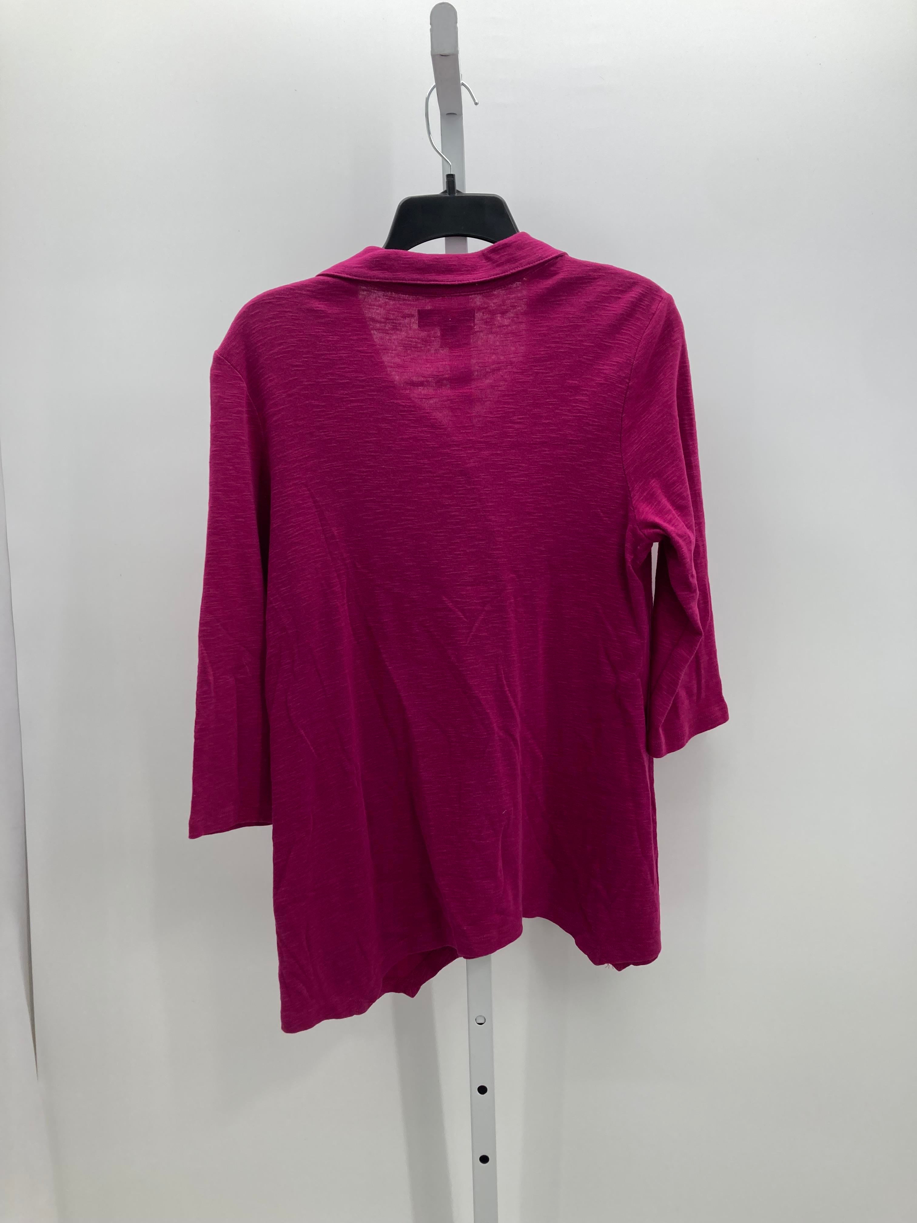 Kim Rogers Size Medium Petite Petite 3/4 Sleeve Shirt