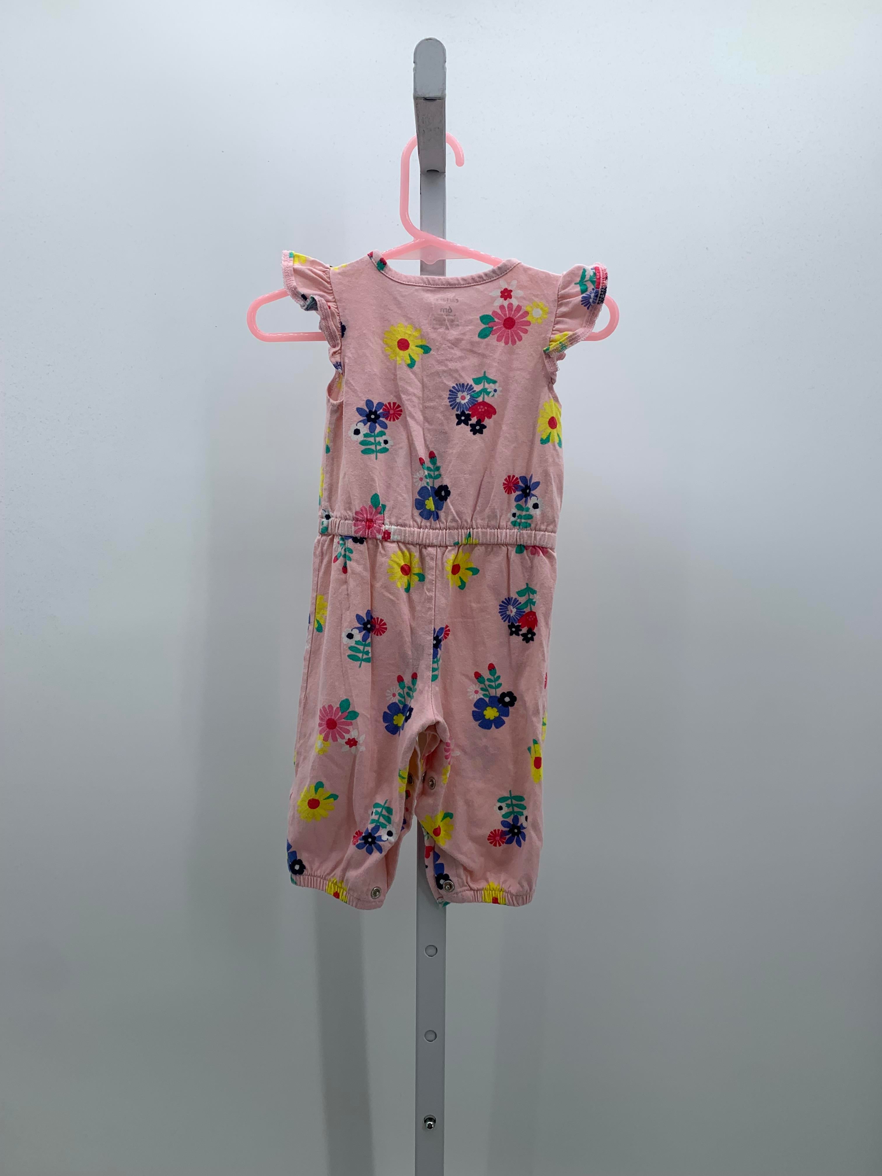 Carters Size 6 Months Girls Sleeveless Romper