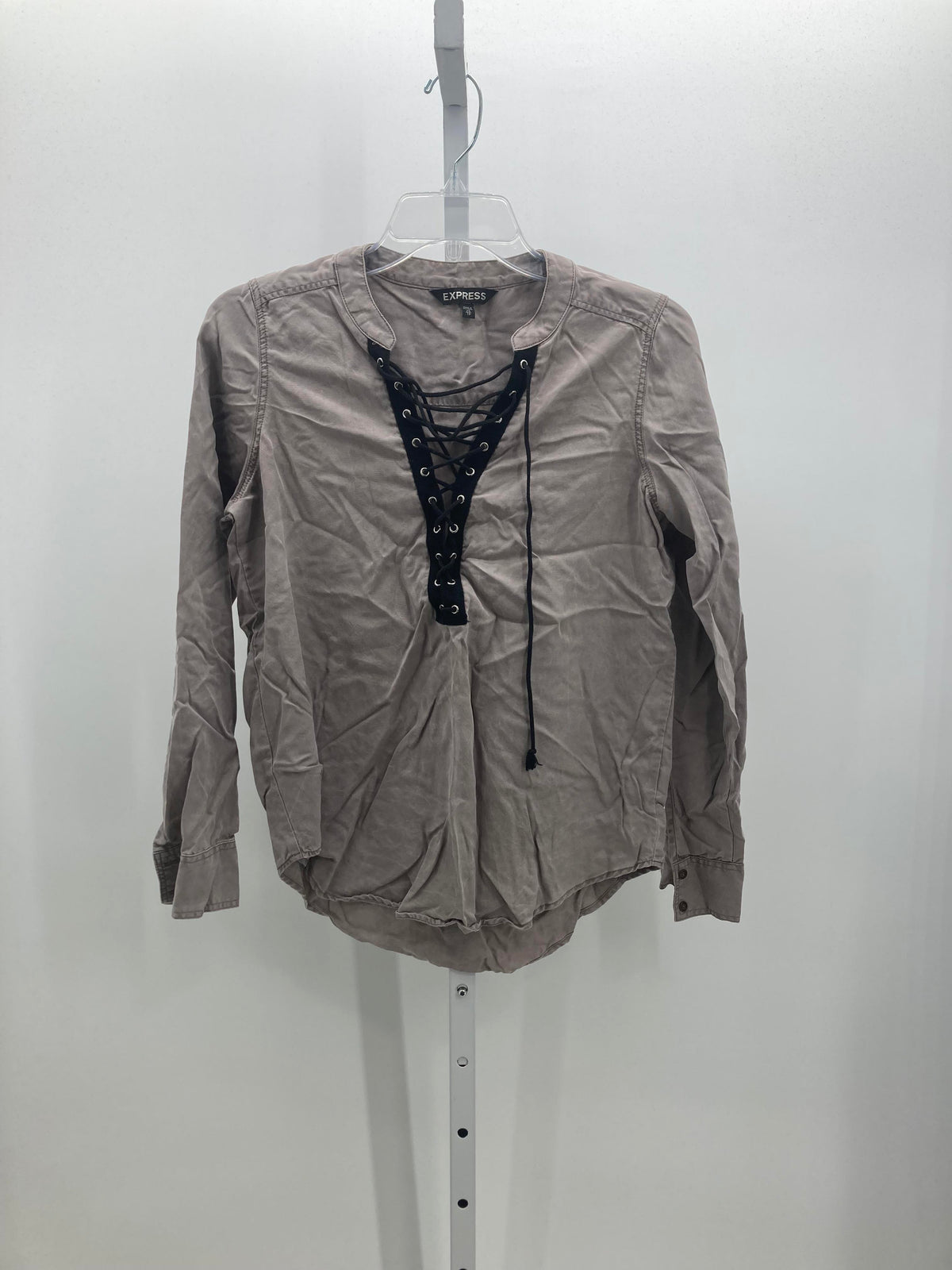 Express Size X Small Misses Long Sleeve Shirt