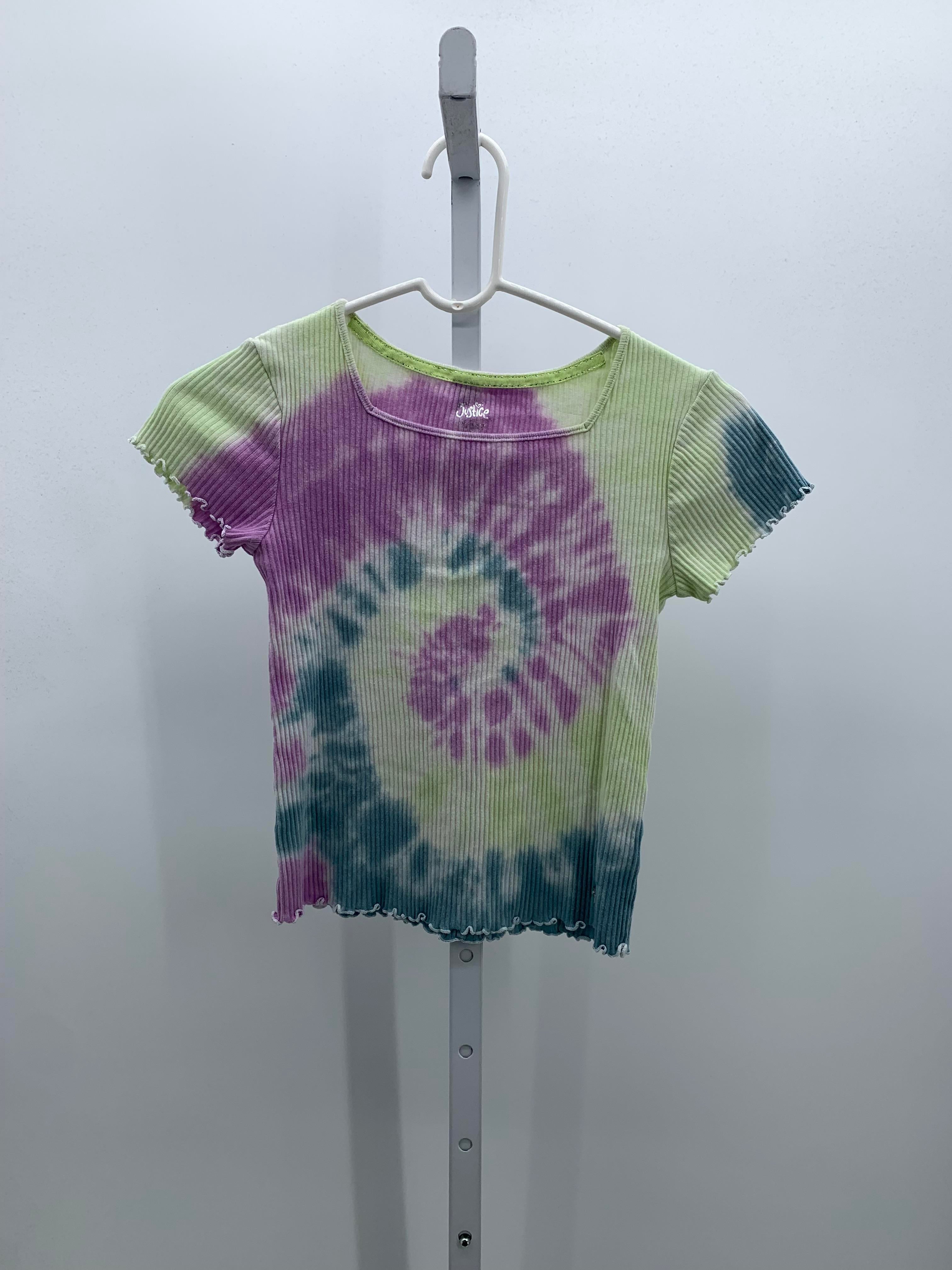 Justice Size 10 Girls Short Sleeve Shirt