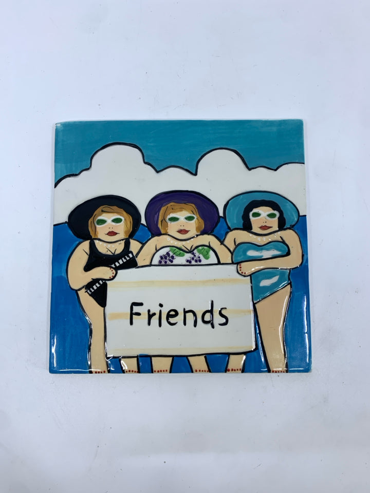 FRIENDS BEACH TRIVET.