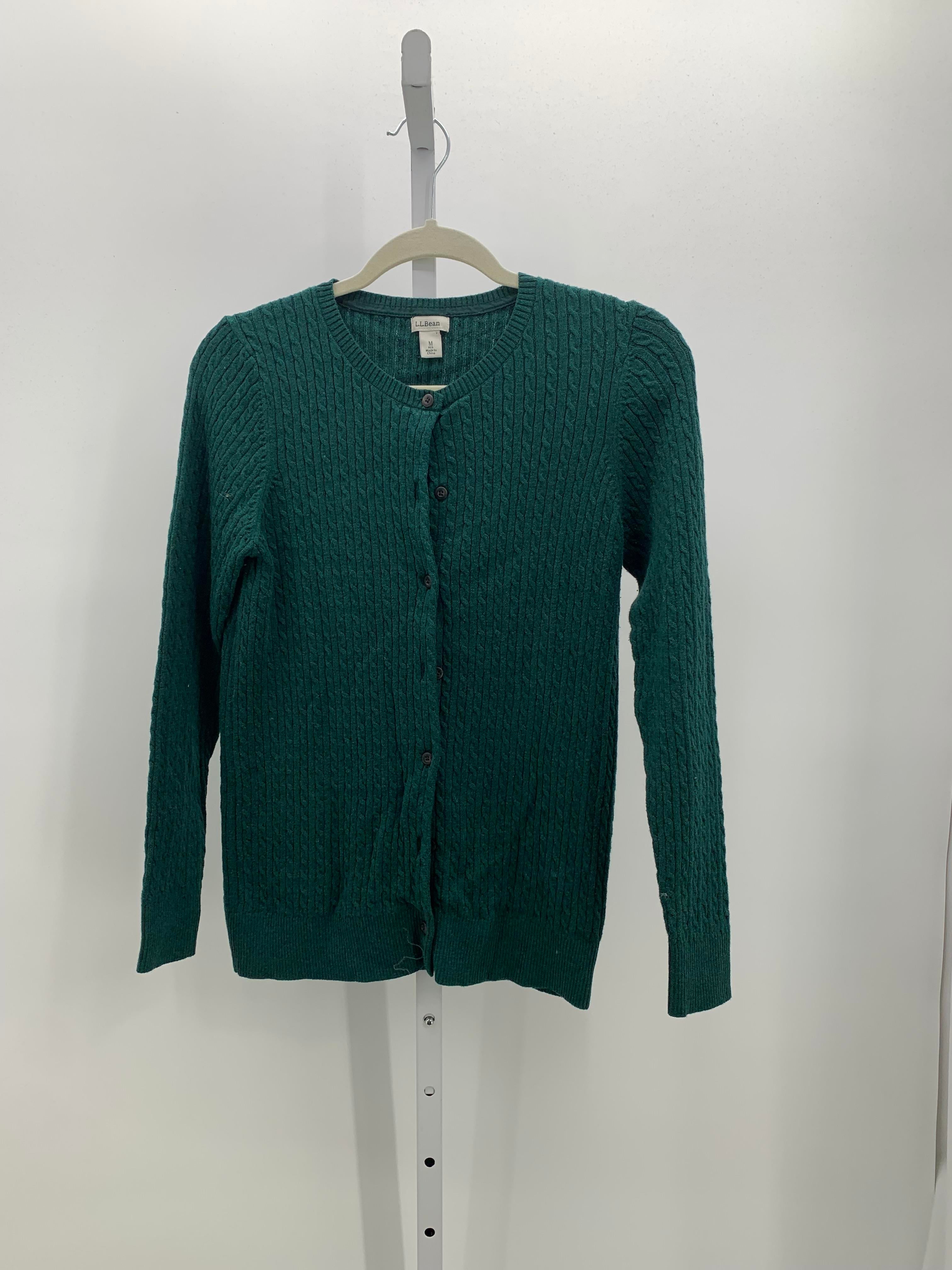 LL Bean Size Medium Misses Long Slv Sweater