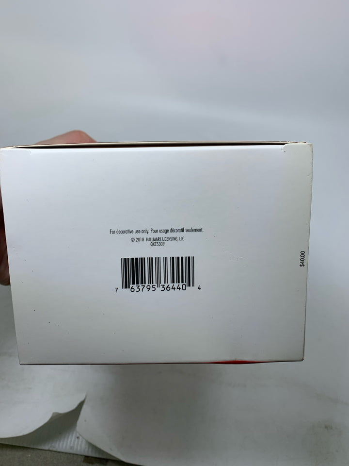 IN BOX LETS BUILD A SNOWMAN HALLMARK ORNAMENT.