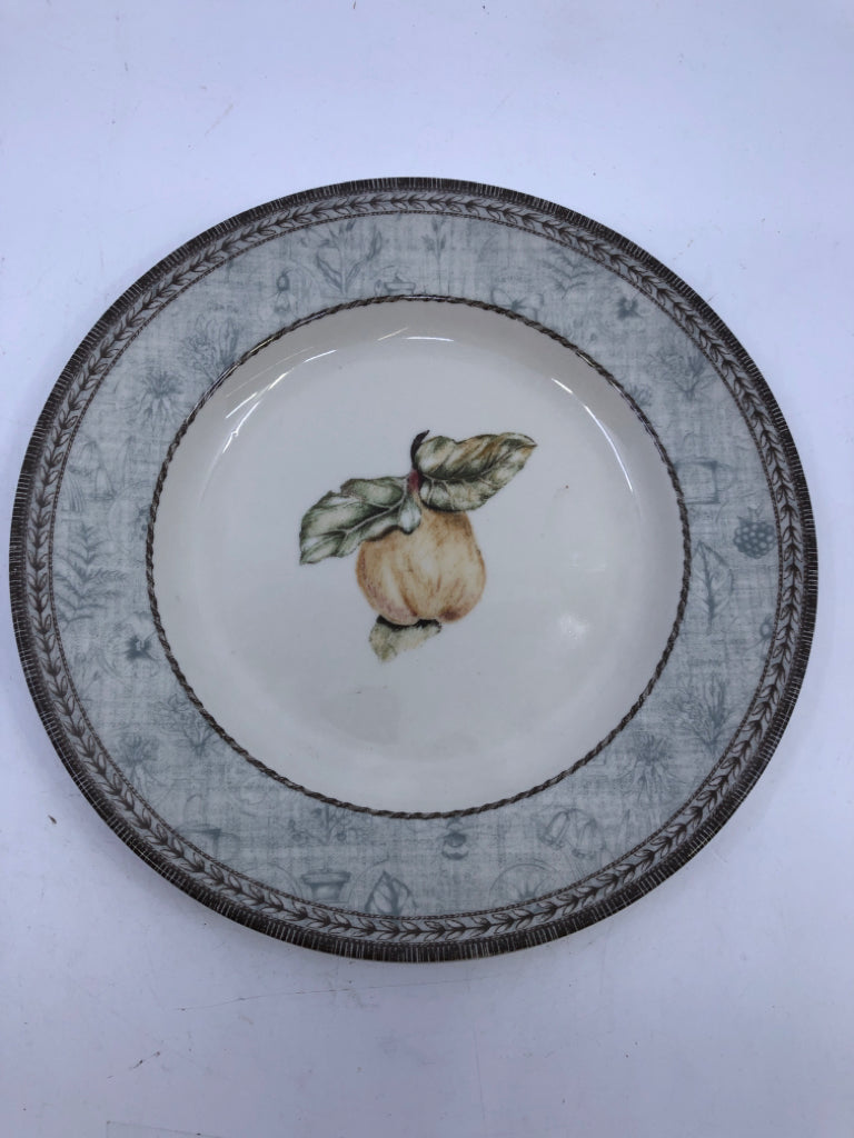 5 PEAR LUNCH PLATES JOHNSON BROS.