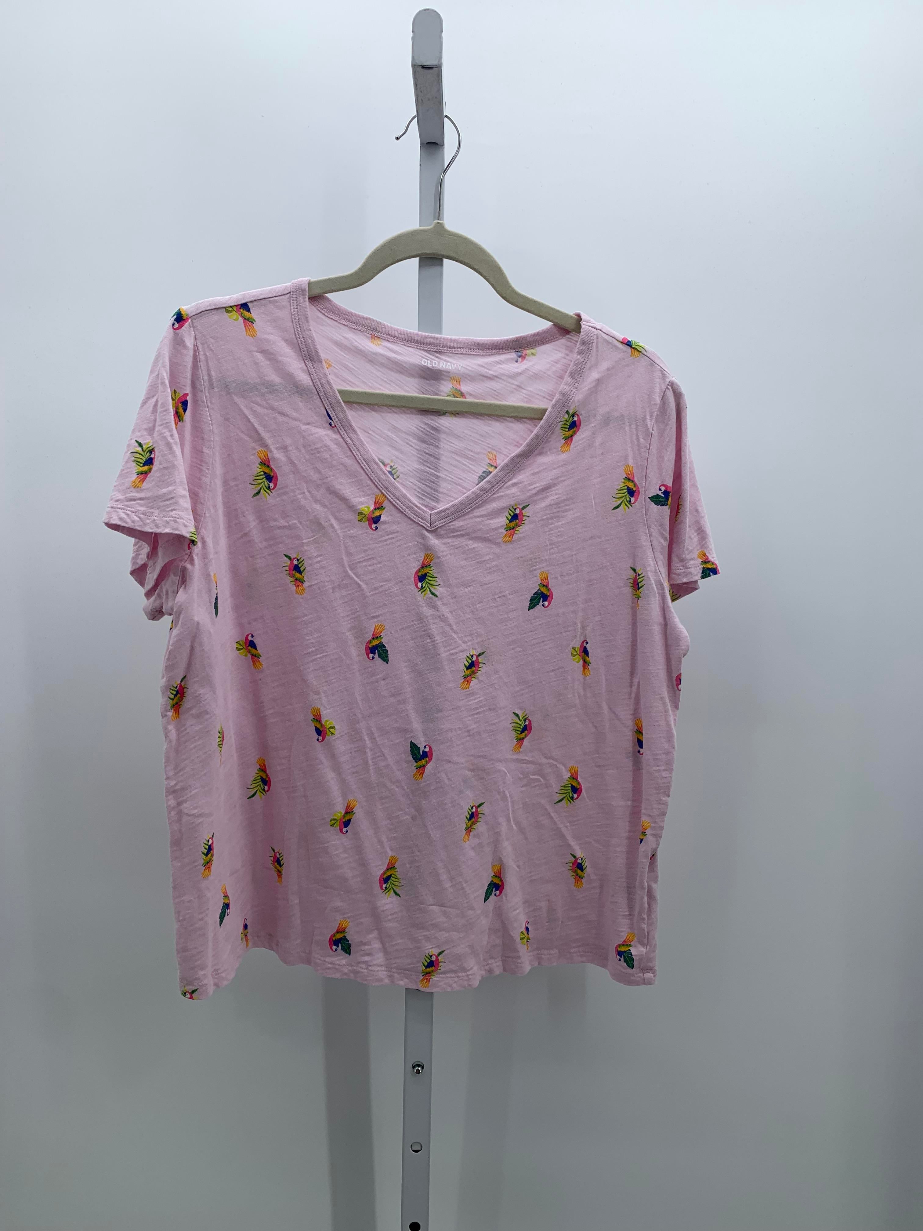 Old Navy Size Large Misses Short Sleeve Shirt