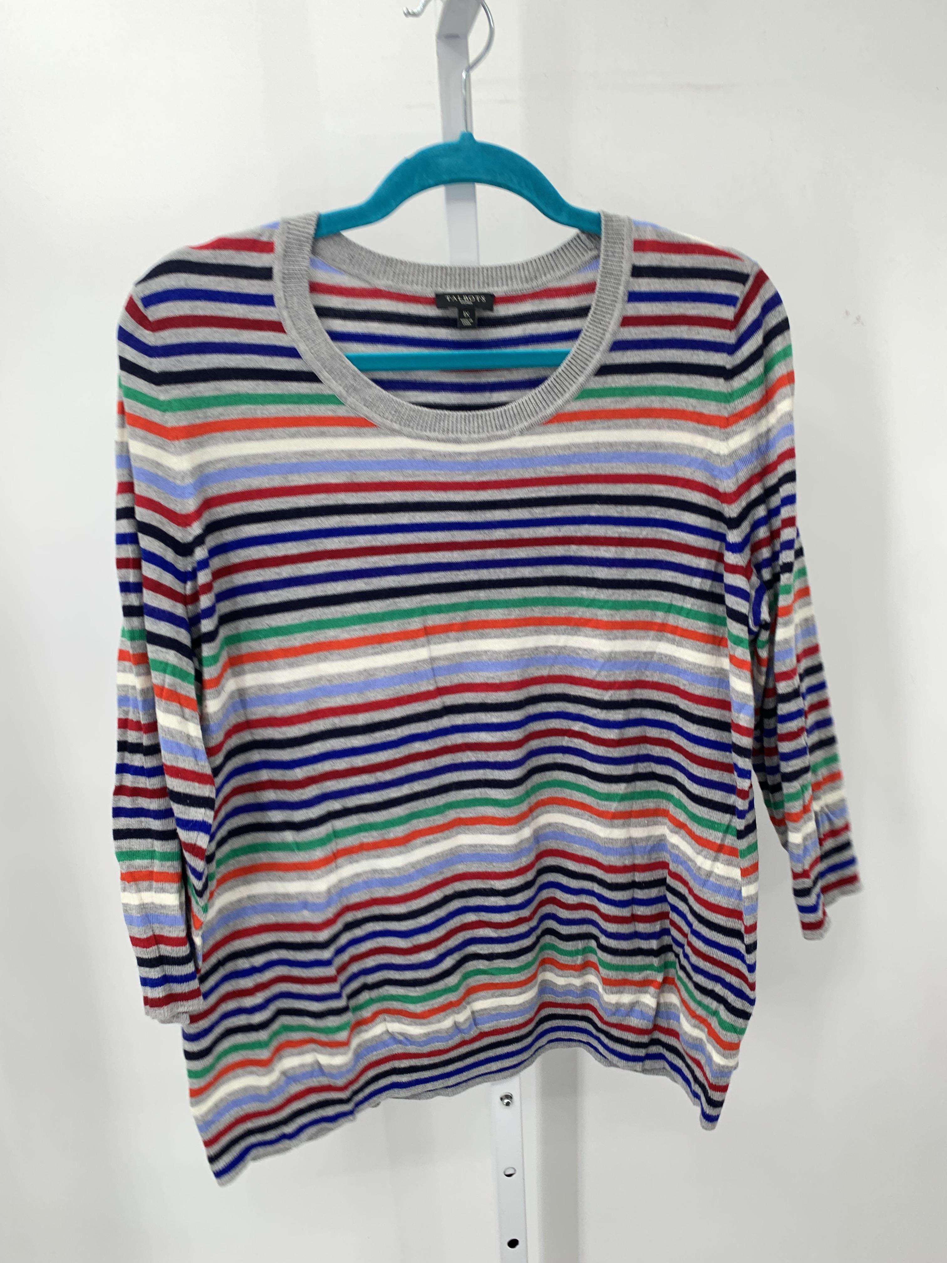 Talbots Size 1X Womens 3/4 Sleeve Shirt