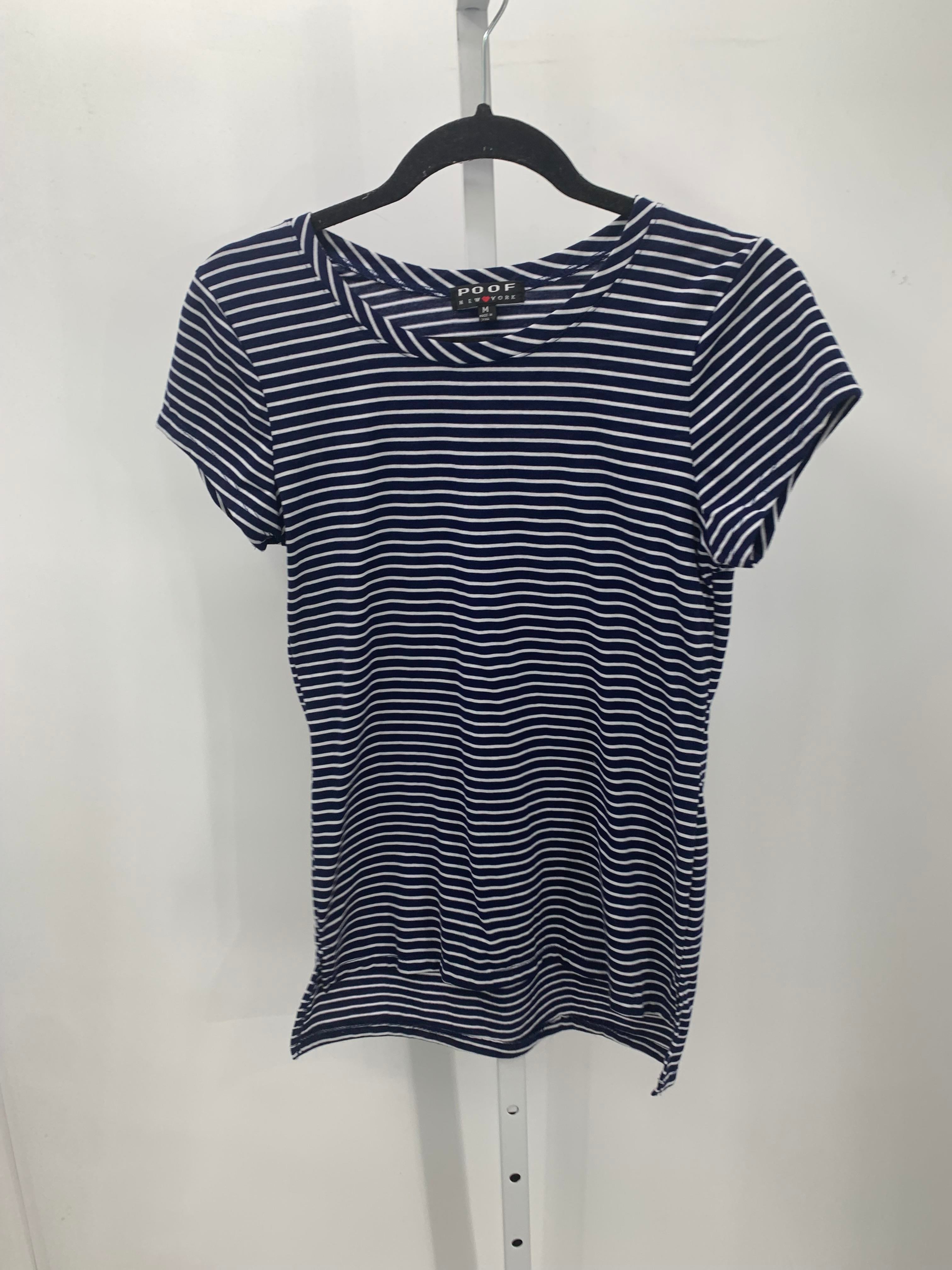 Poof Size Medium Juniors Short Sleeve Shirt