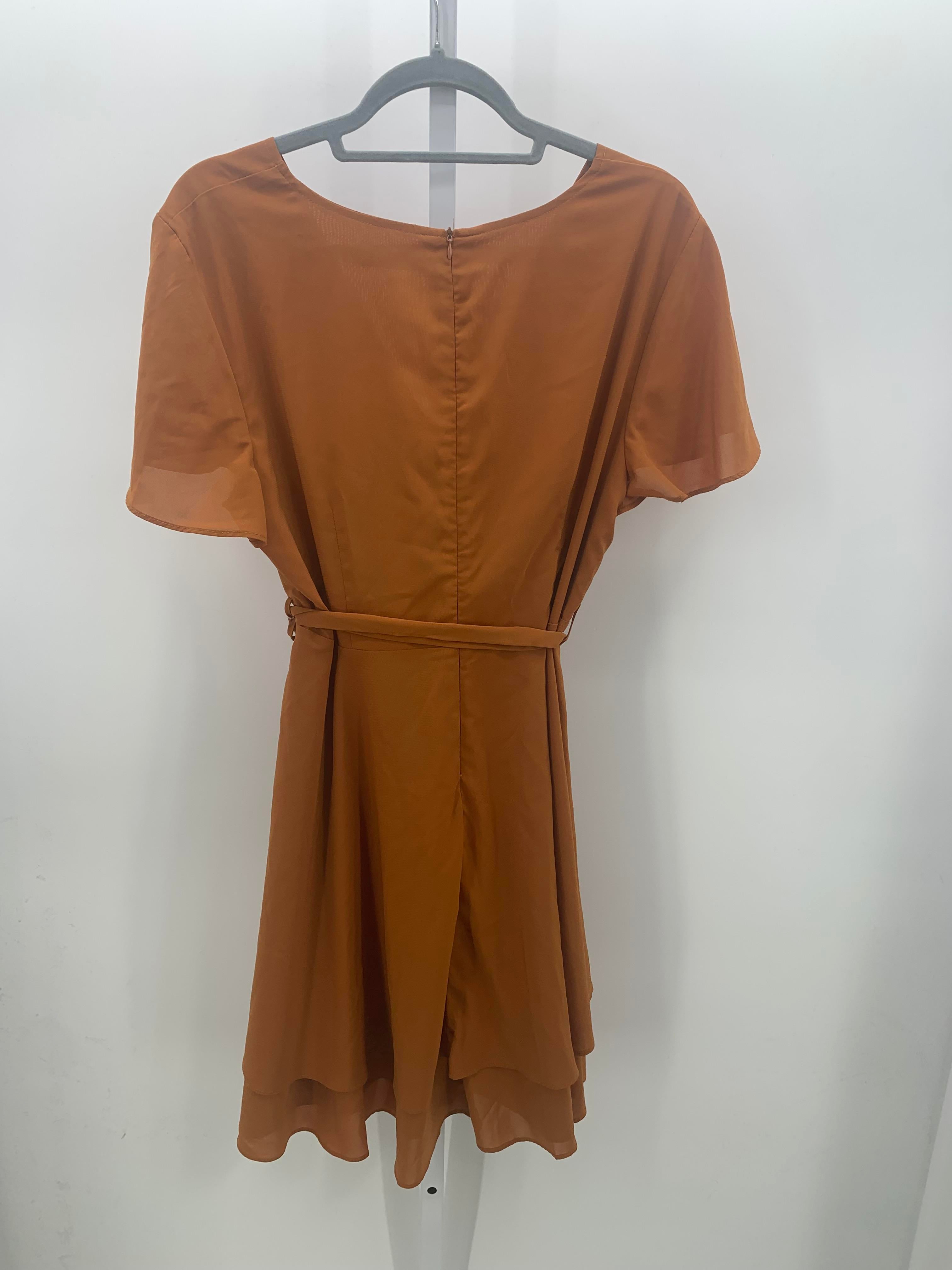 Size Large Misses Short Sleeve Dress
