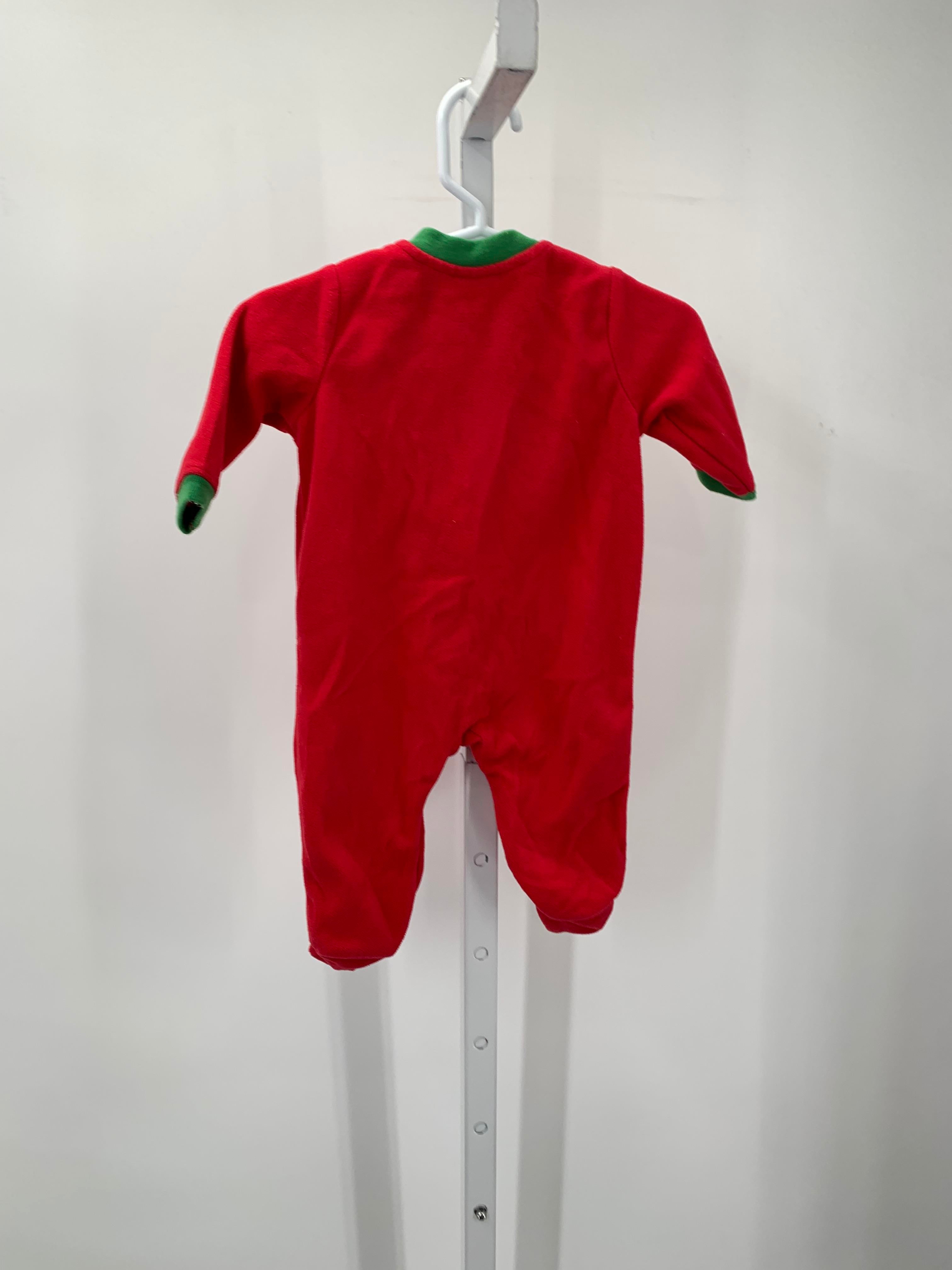 FLEECE LONG SLV ROMPER REINDEER