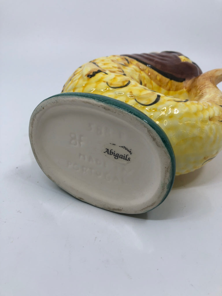 VTG PORTUGUESE FISH PITCHER.