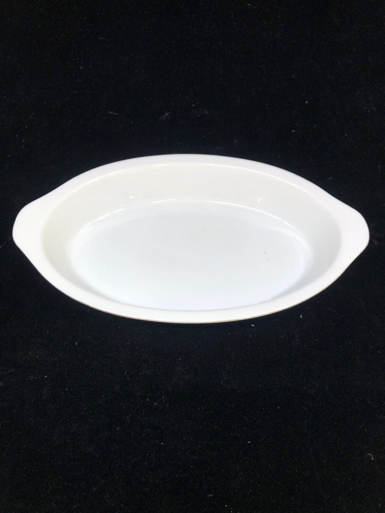 VTG LOVELACE AU GRATIN OVAL BAKING DISH.