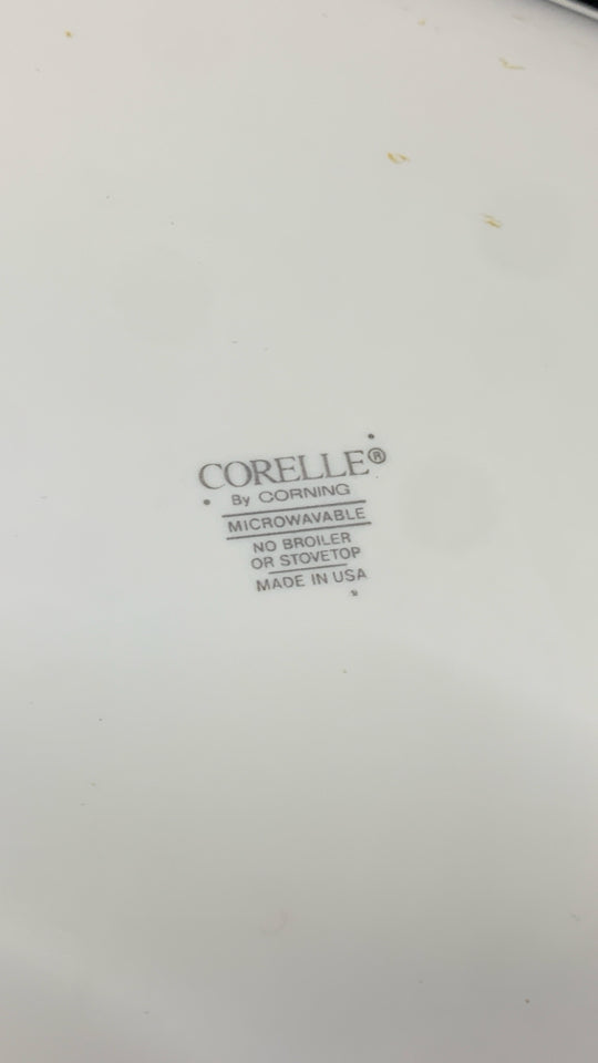 CORELLE PINK HEARTS OVAL PLATTER.