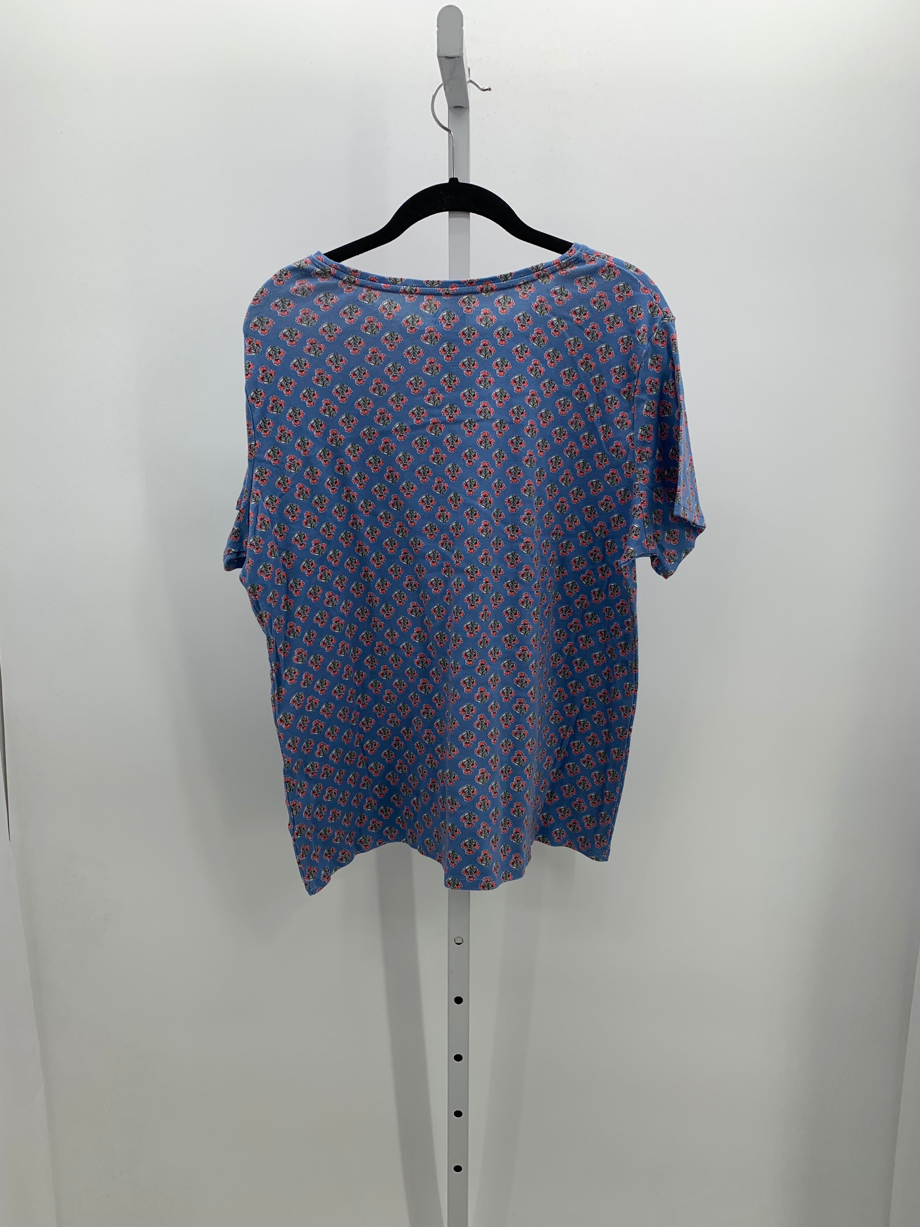 Croft & Barrow Size XXL Misses Short Sleeve Shirt