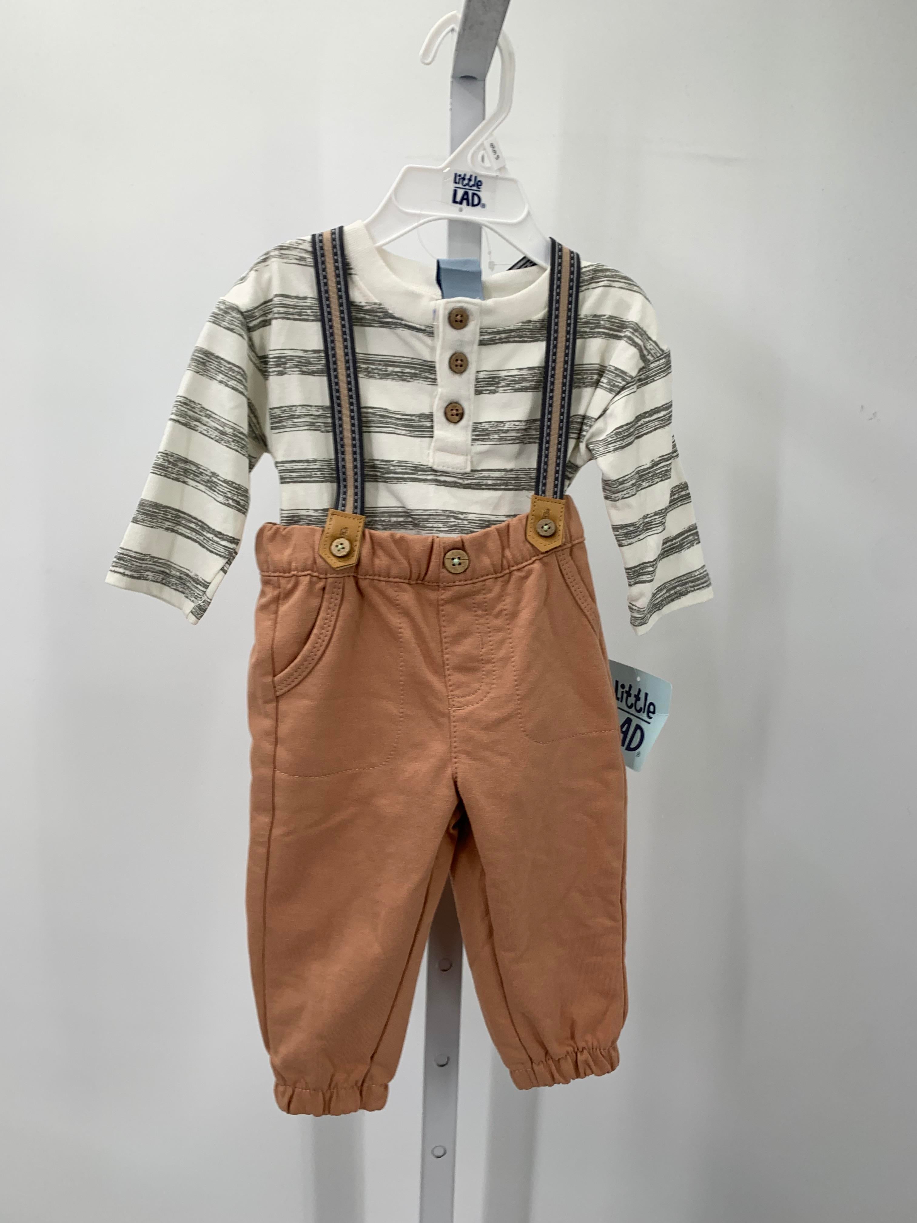 NEW STRIPE SHIRT AND OVERALLS.