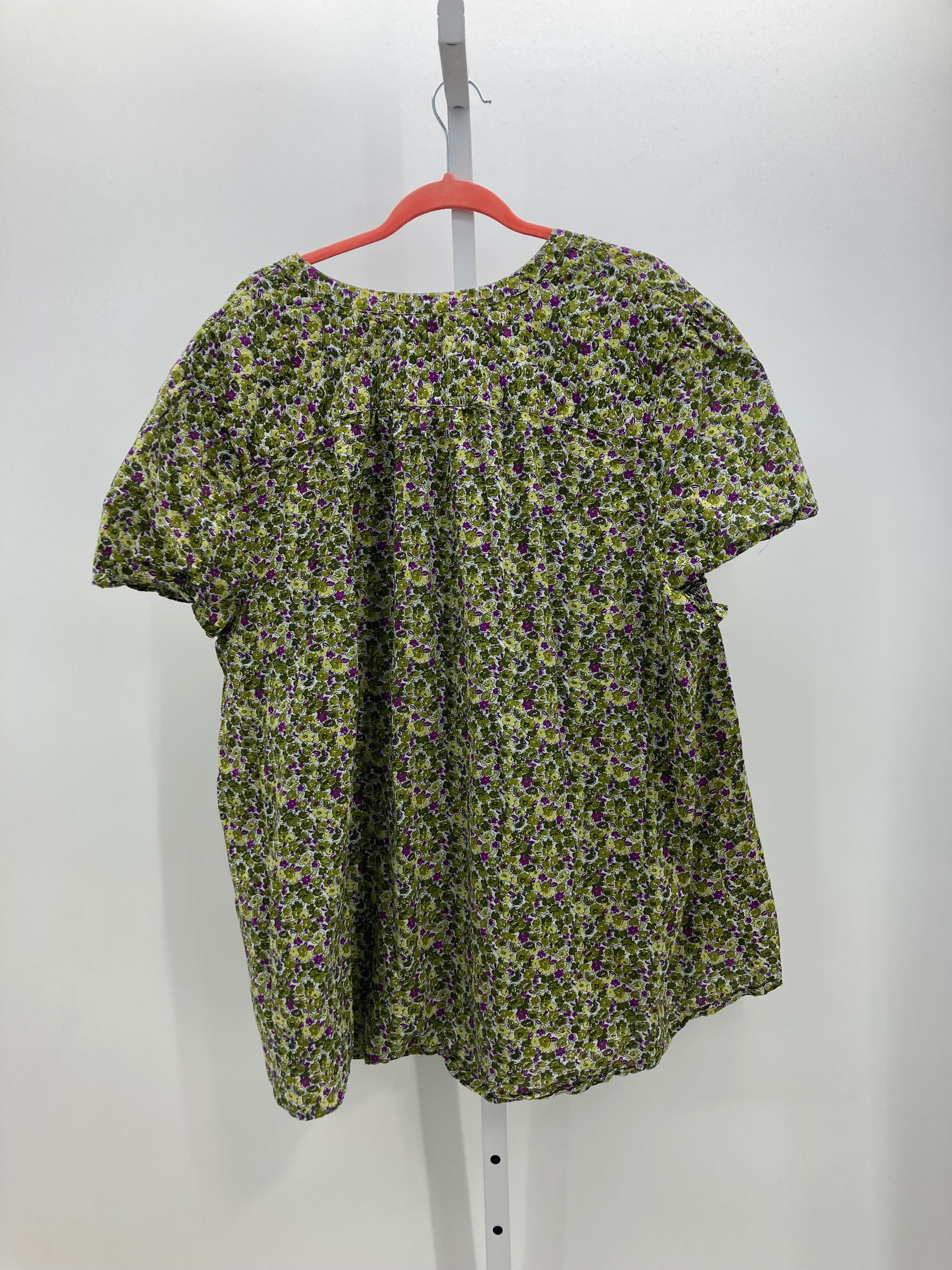 Woman Within Size 3X Womens Short Sleeve Shirt